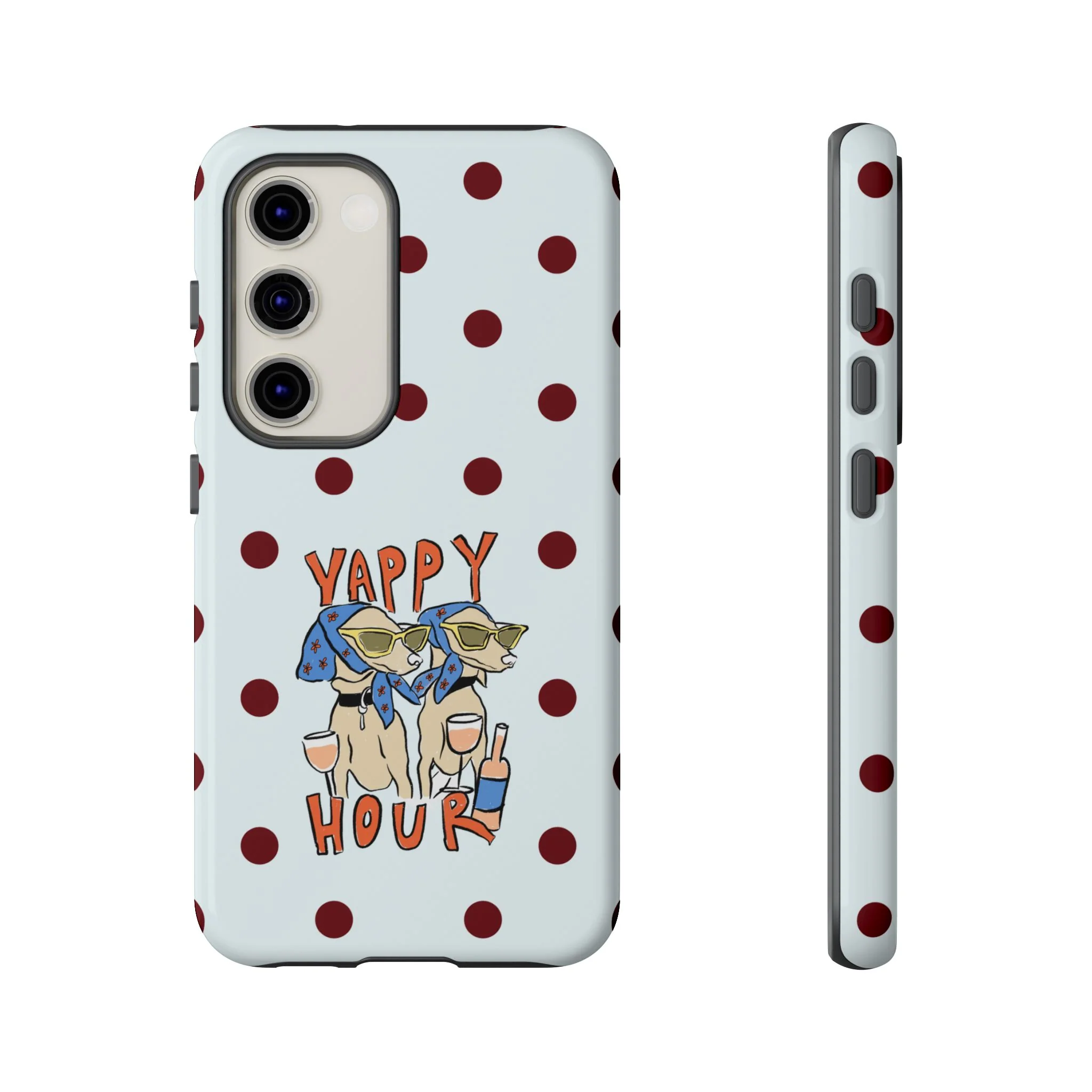 Yappy Hour Dogs iPhone Case - Image 41