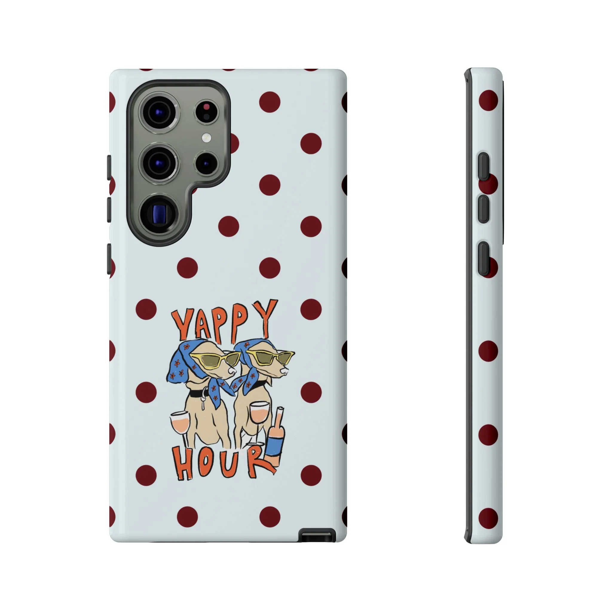 Yappy Hour Dogs iPhone Case - Image 45