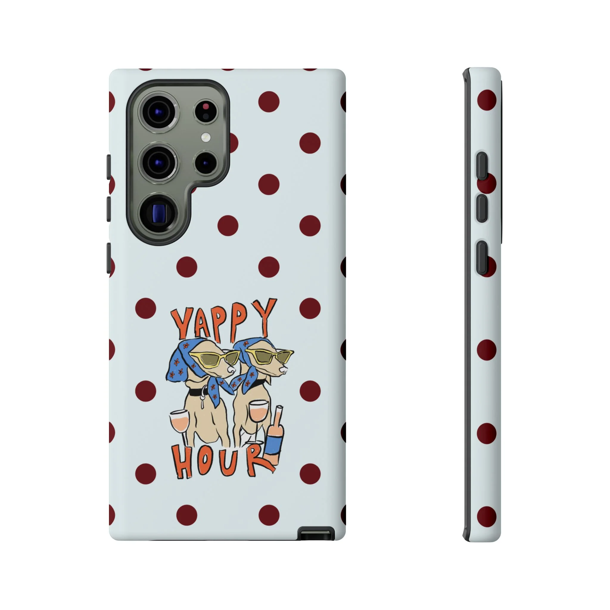 Yappy Hour Dogs iPhone Case - Image 46