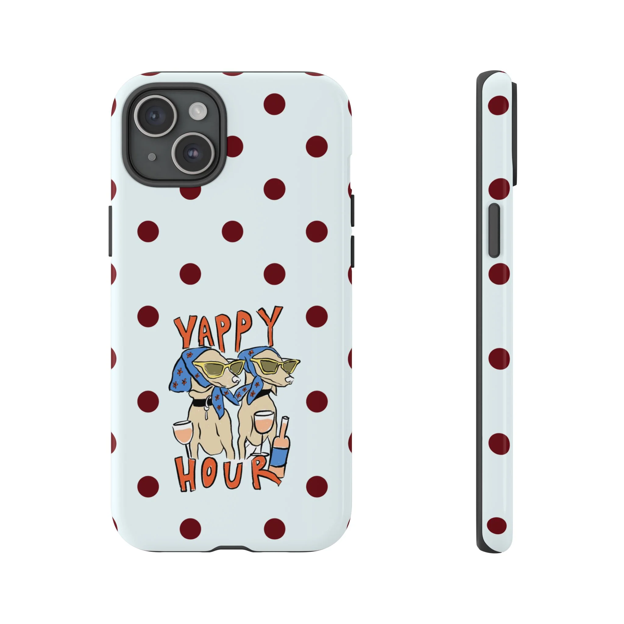 Yappy Hour Dogs iPhone Case - Image 49