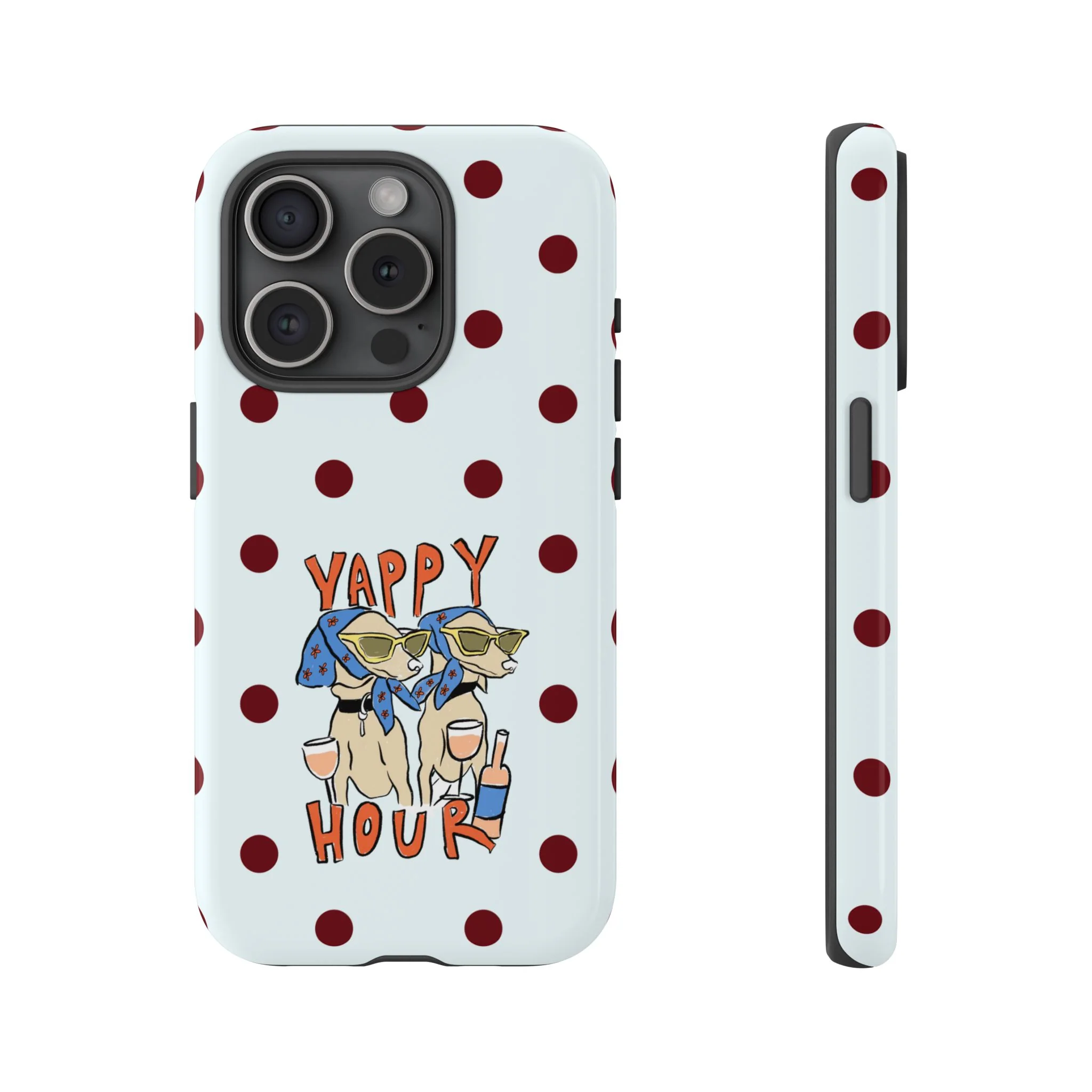 Yappy Hour Dogs iPhone Case - Image 51