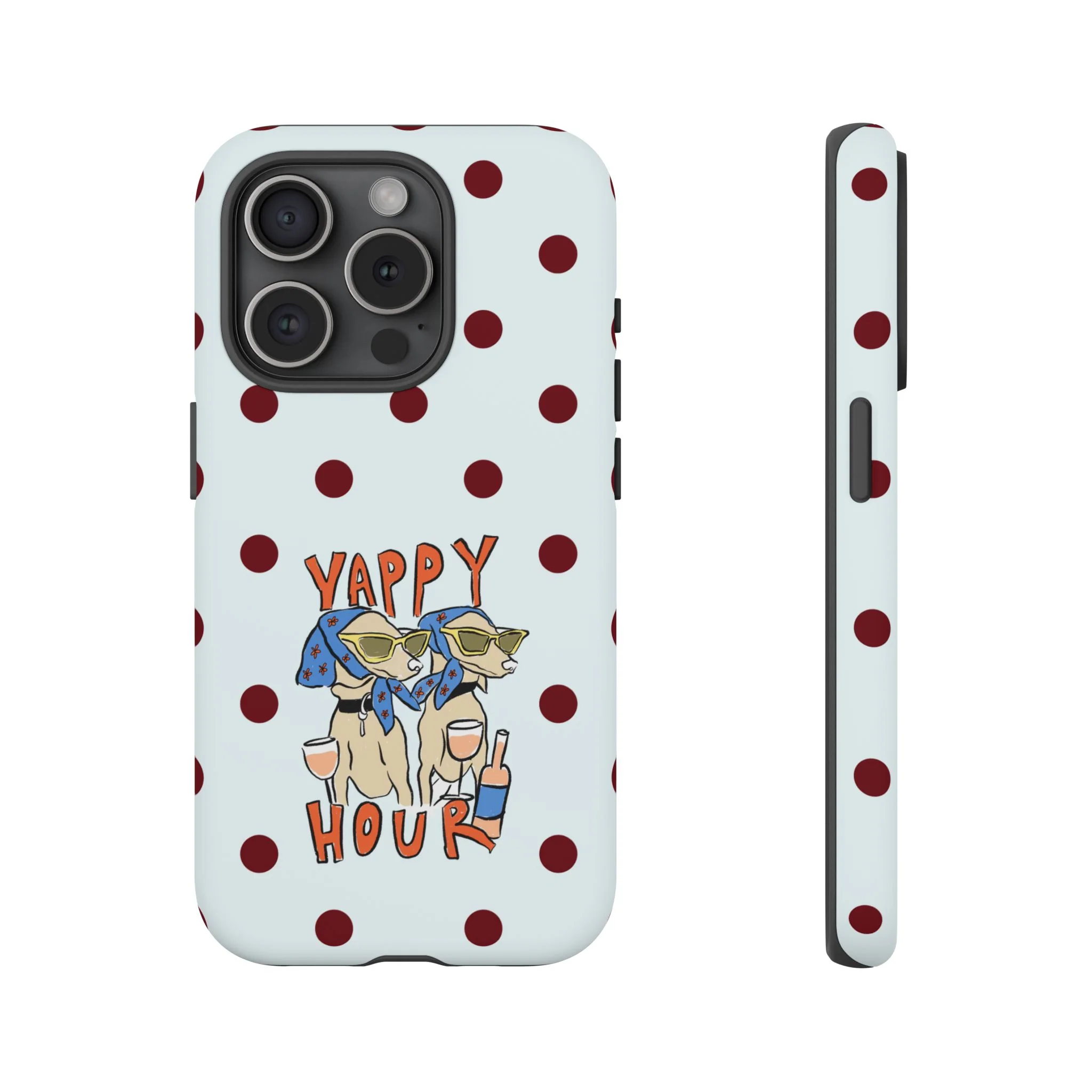 Yappy Hour Dogs iPhone Case - Image 52