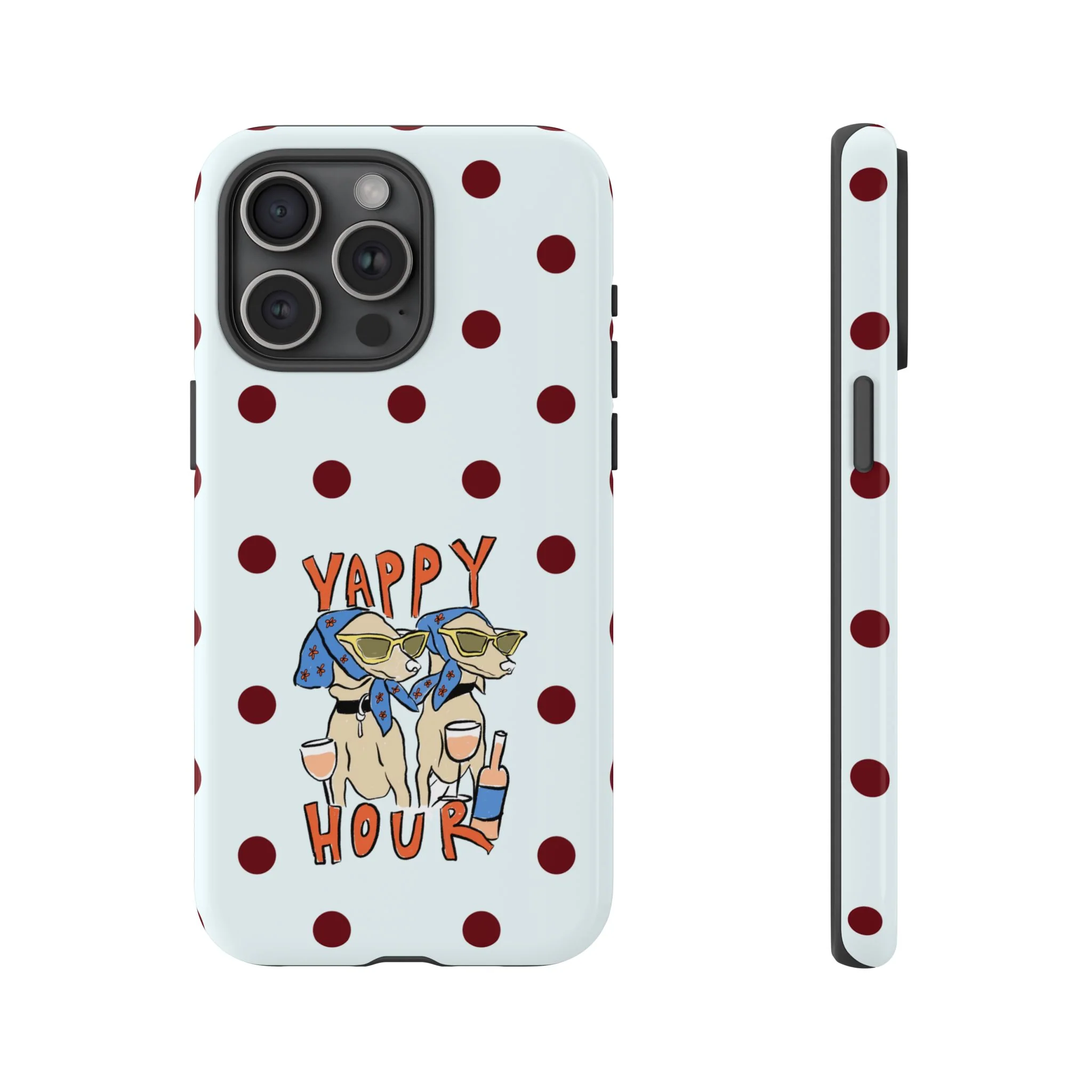 Yappy Hour Dogs iPhone Case - Image 53