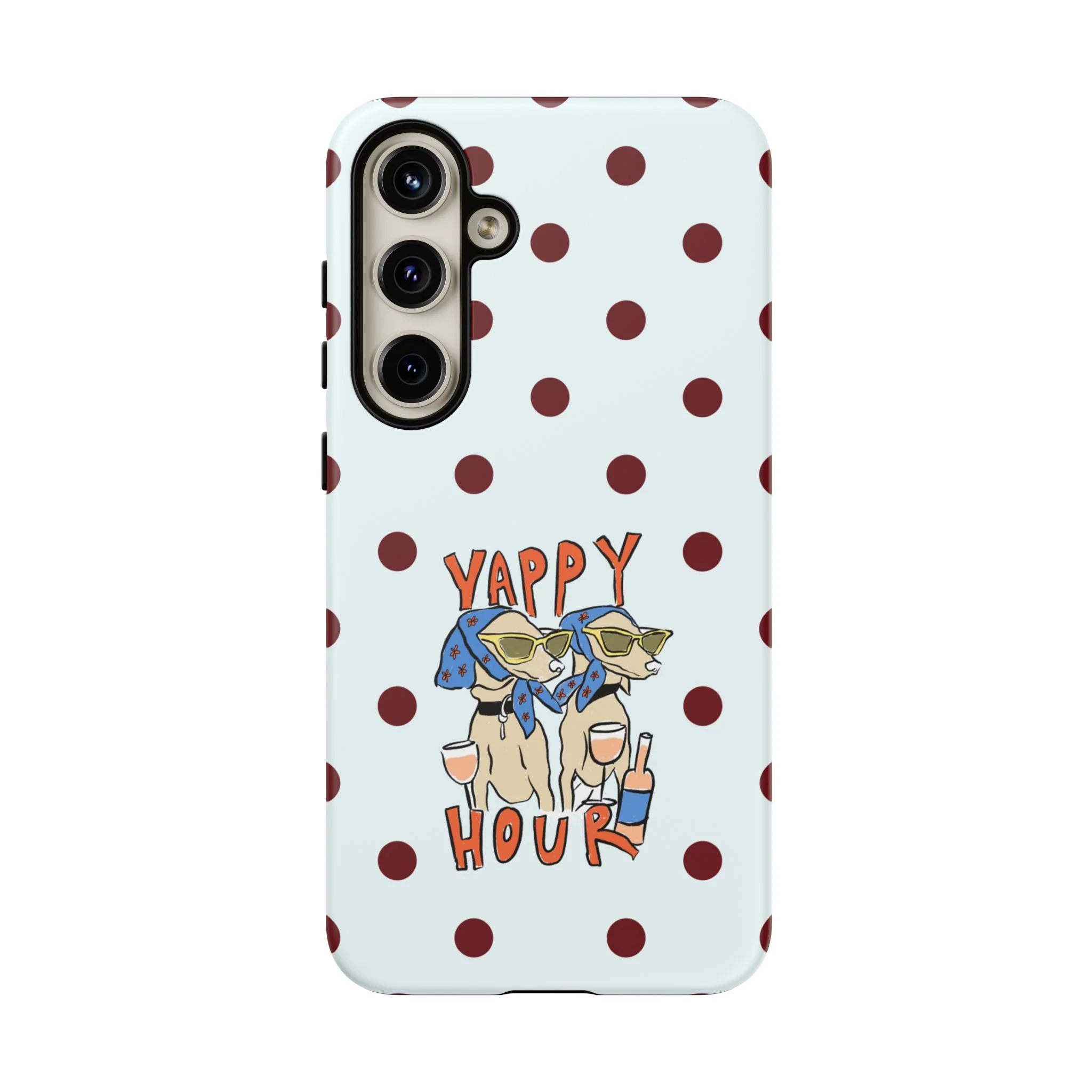 Yappy Hour Dogs iPhone Case - Image 58