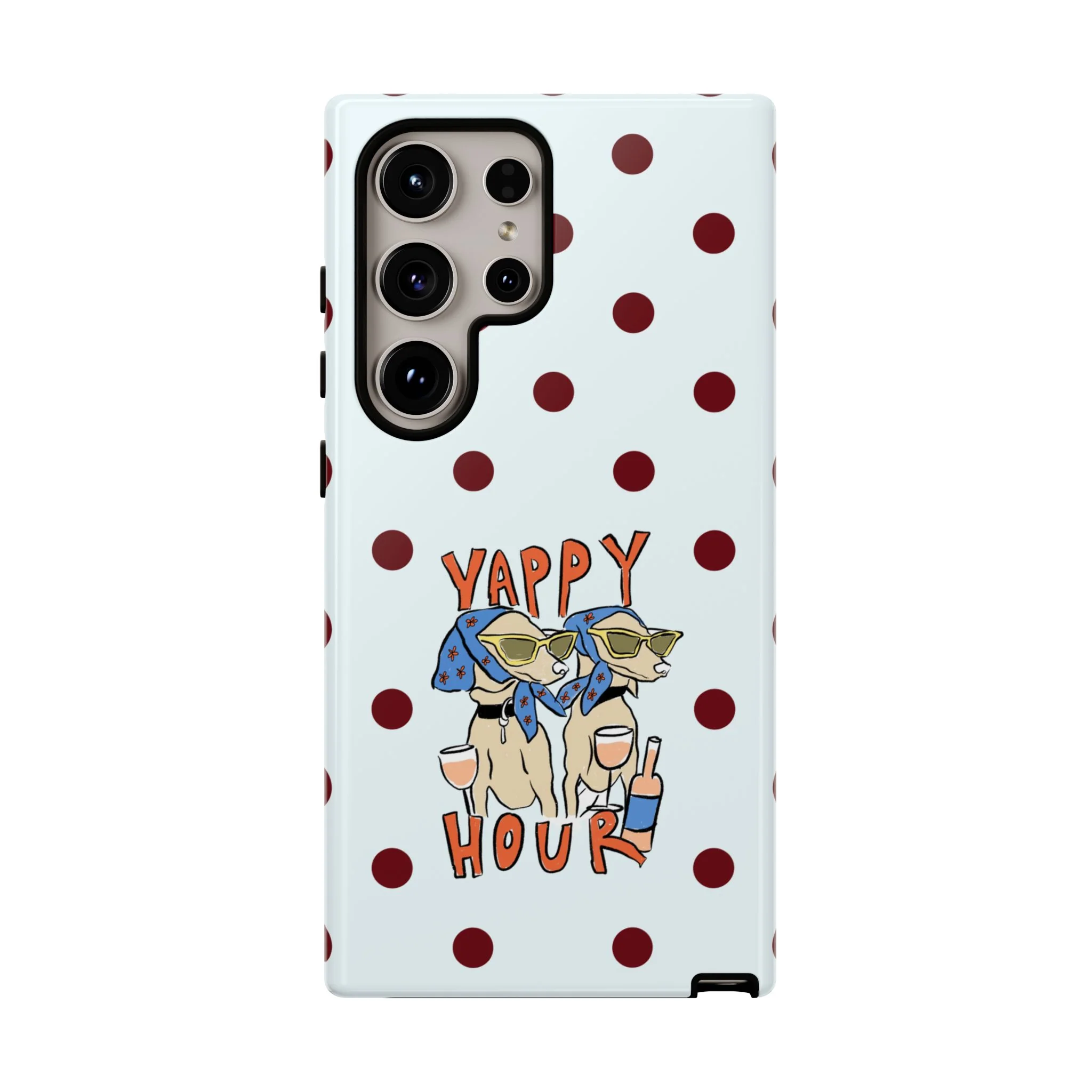 Yappy Hour Dogs iPhone Case - Image 59