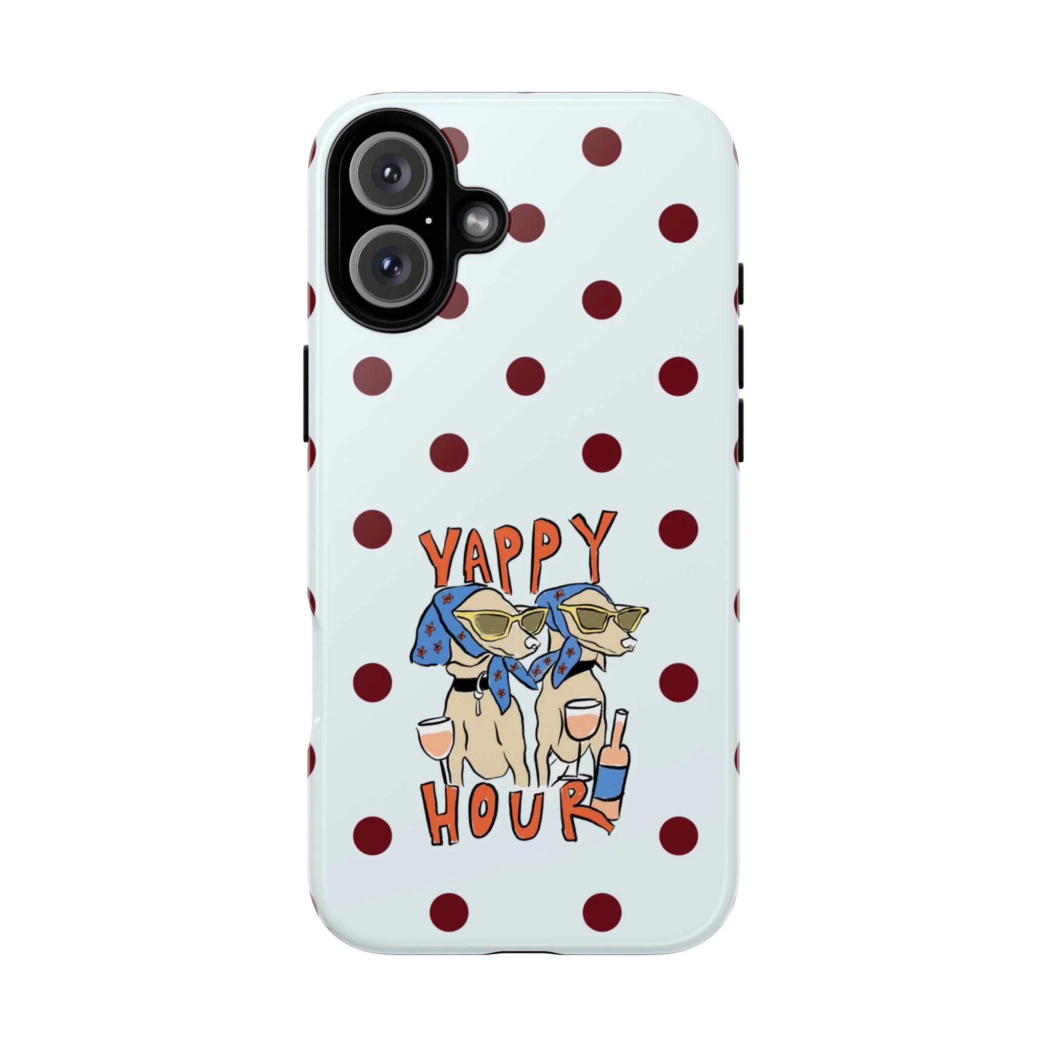 Yappy Hour Dogs iPhone Case - Image 67