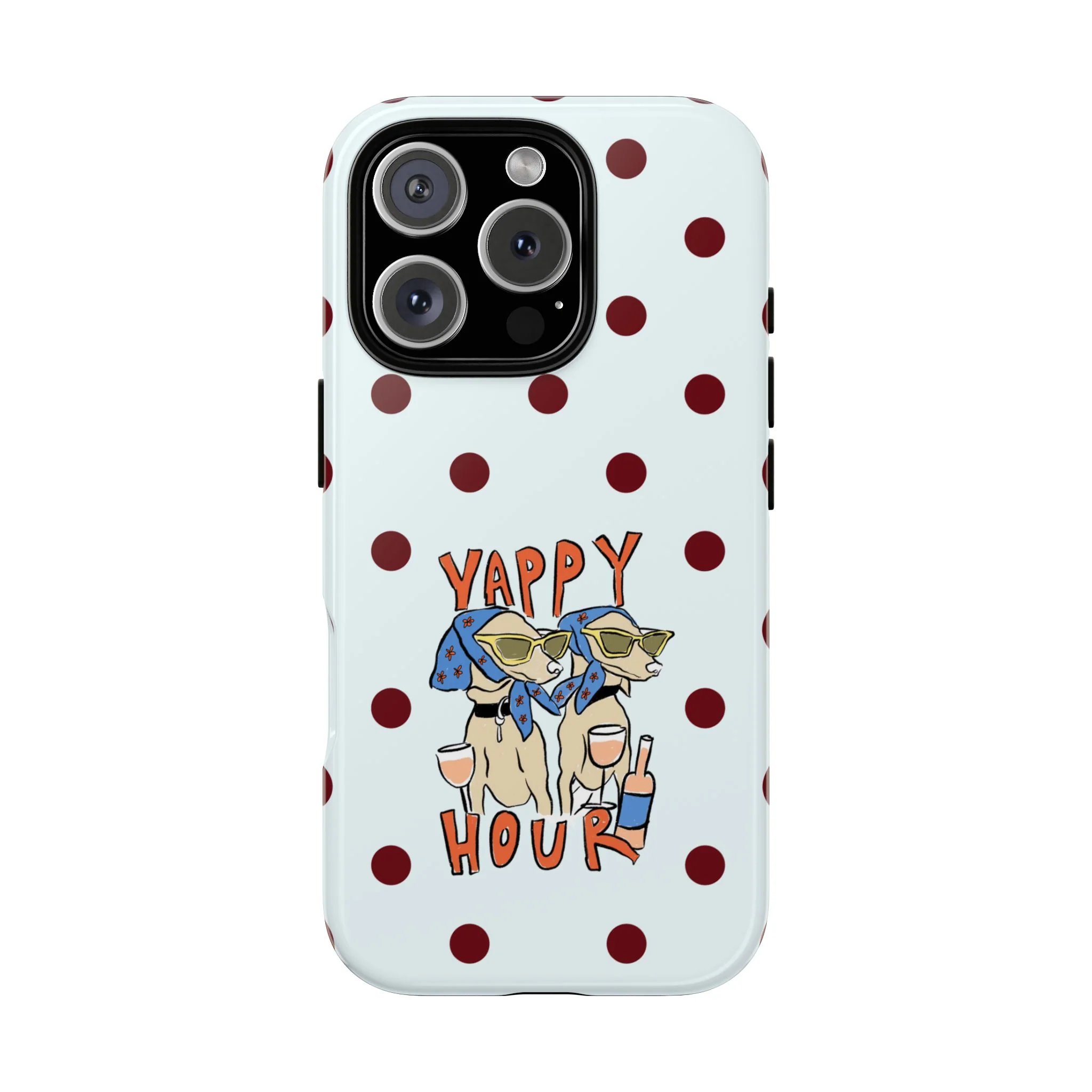 Yappy Hour Dogs iPhone Case - Image 69