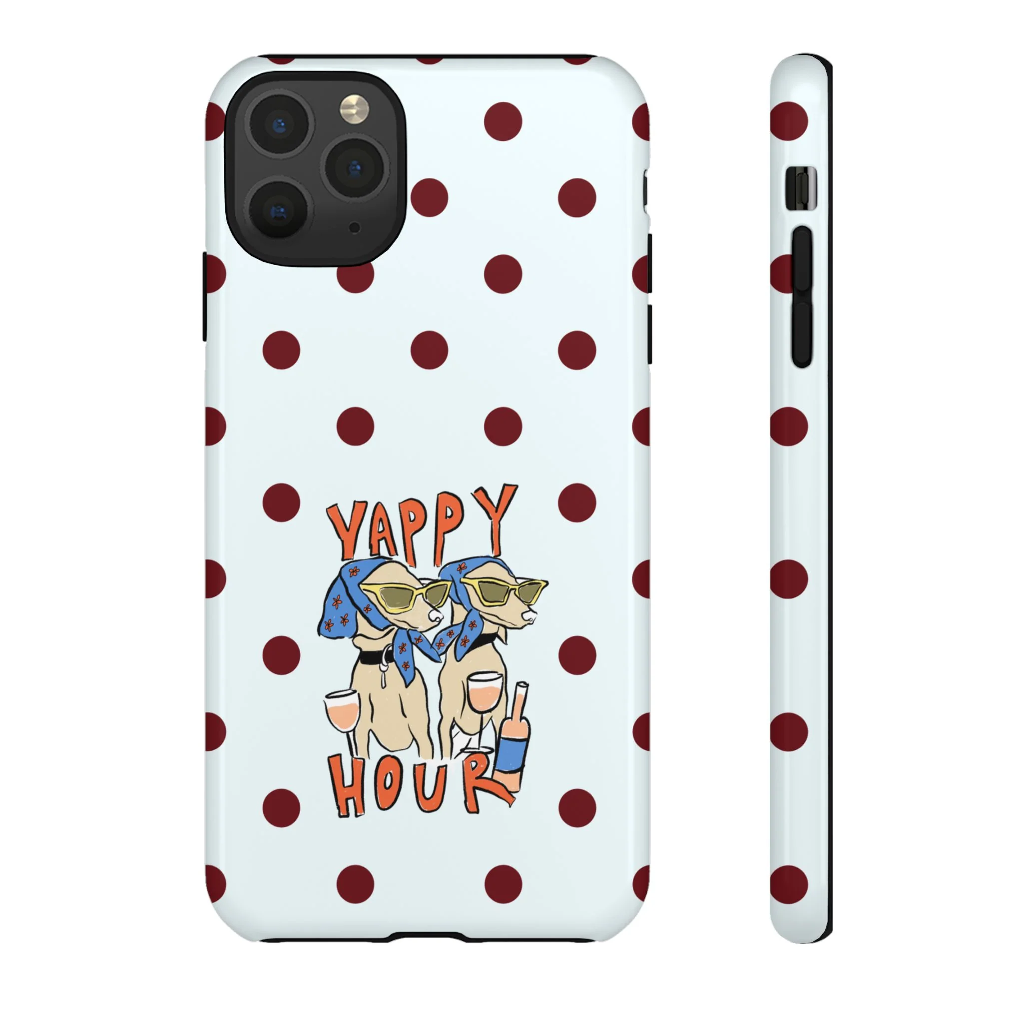 Yappy Hour Dogs iPhone Case - Image 7