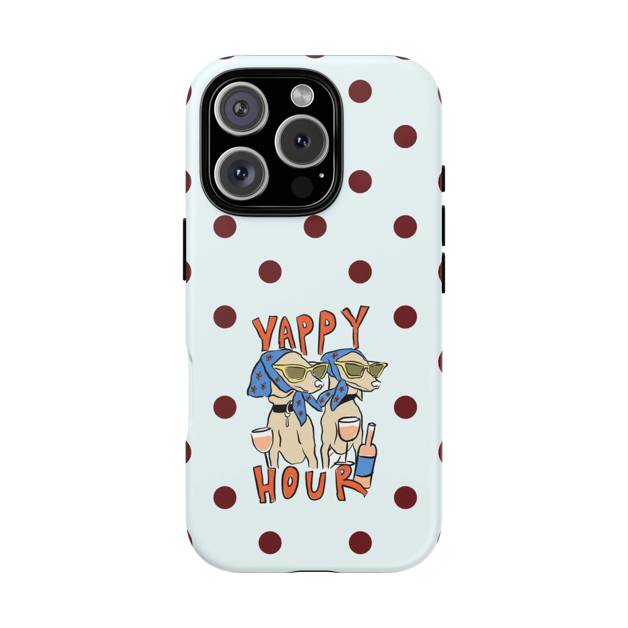 Yappy Hour Dogs iPhone Case - Image 70