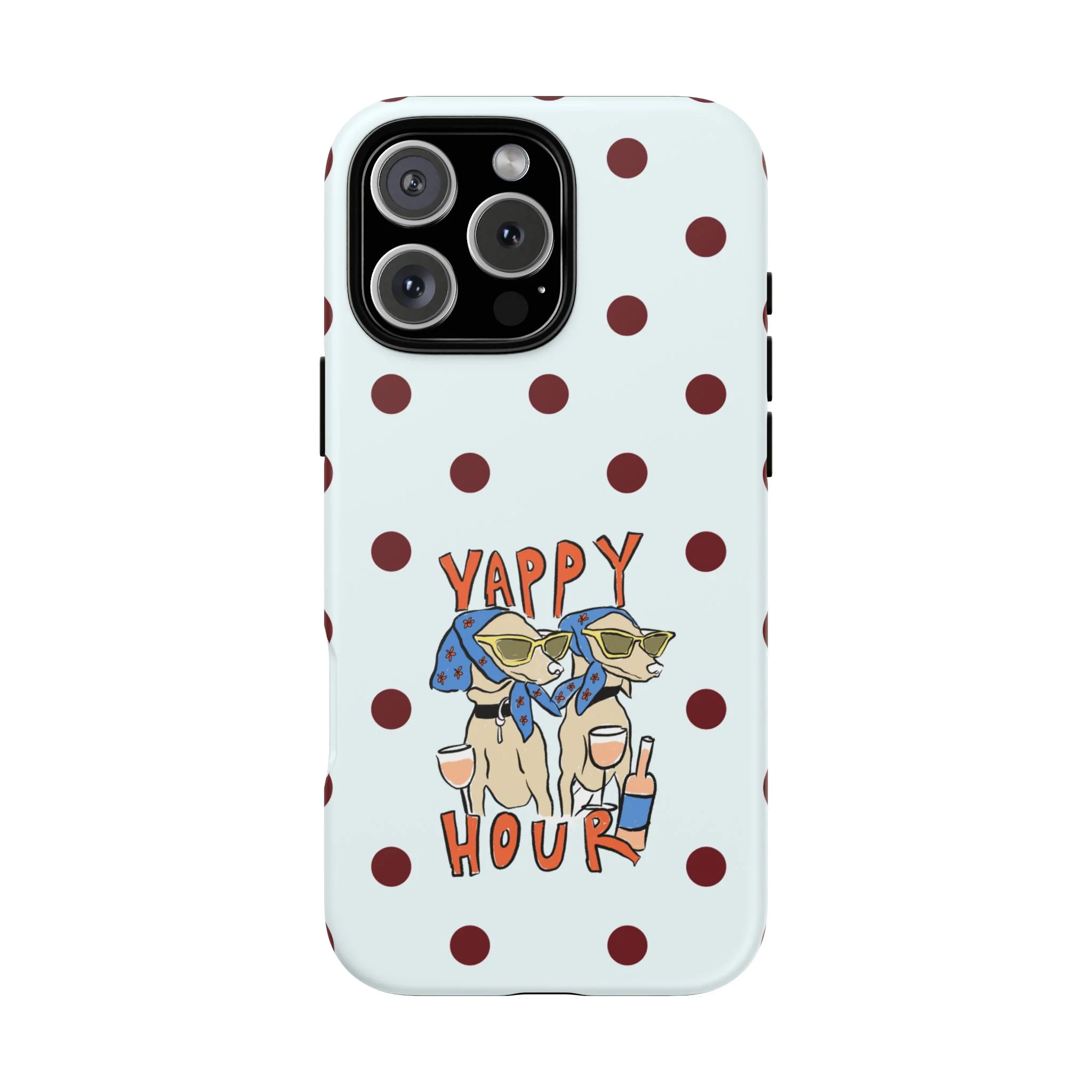 Yappy Hour Dogs iPhone Case - Image 72