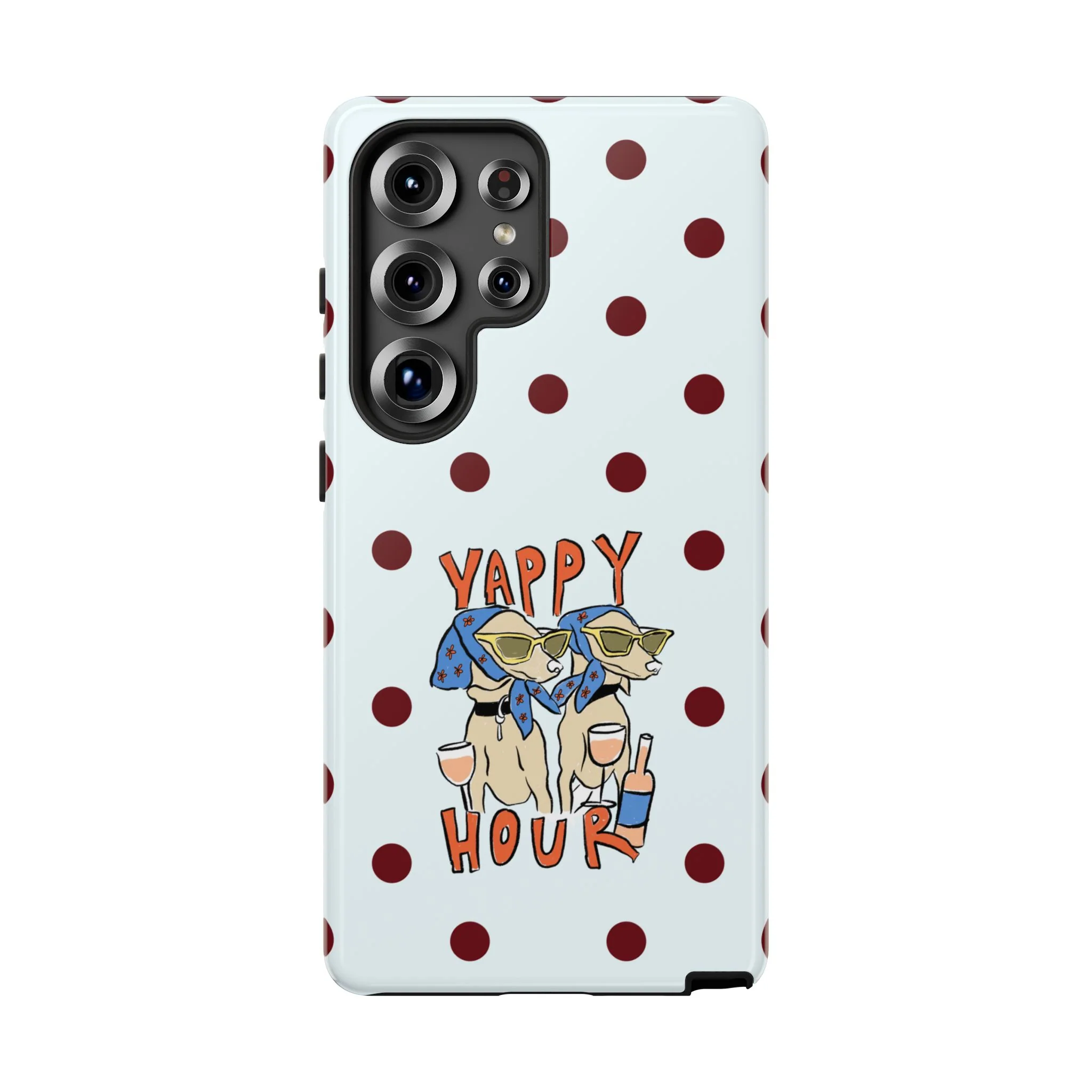 Yappy Hour Dogs iPhone Case - Image 83