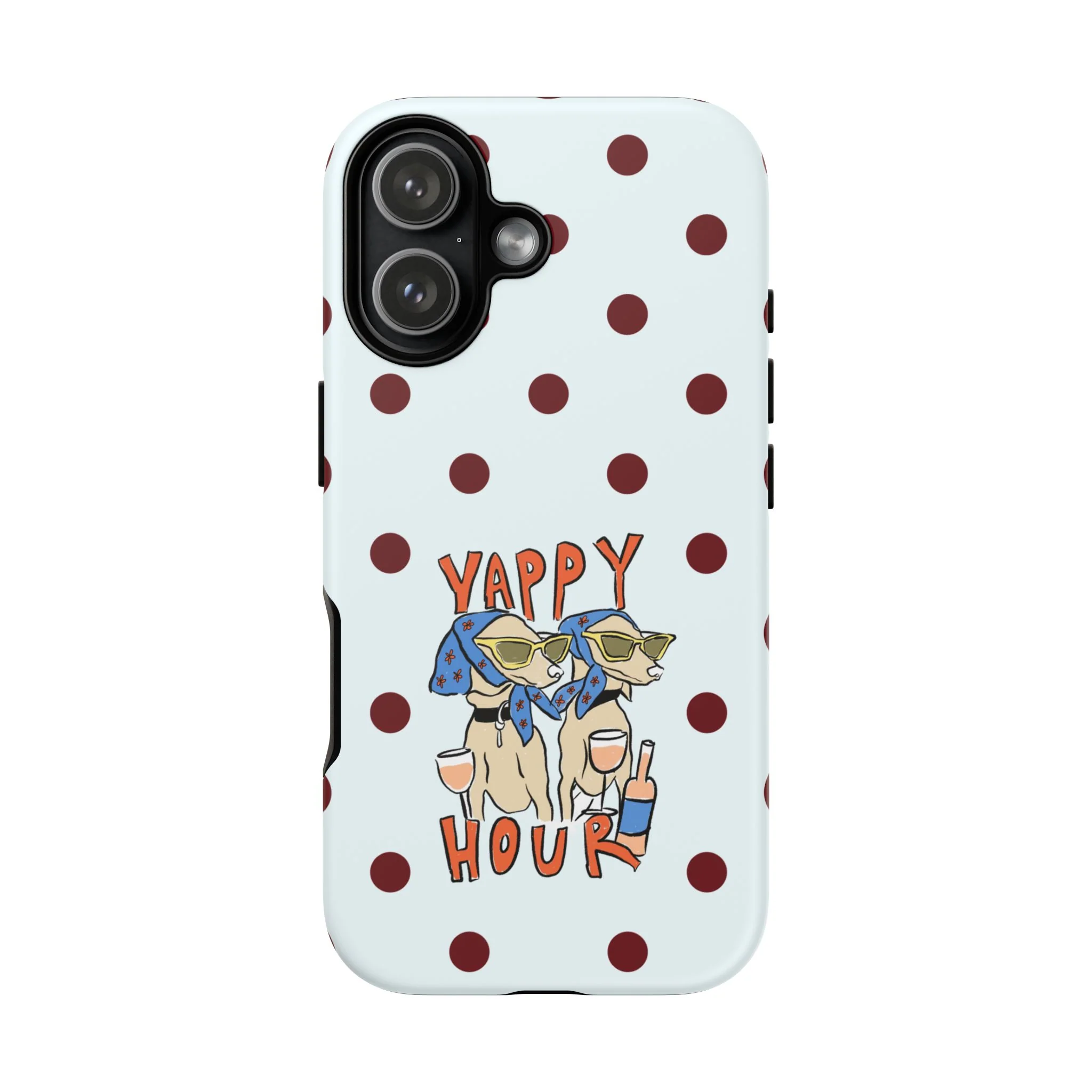 Yappy Hour Dogs iPhone Case - Image 86
