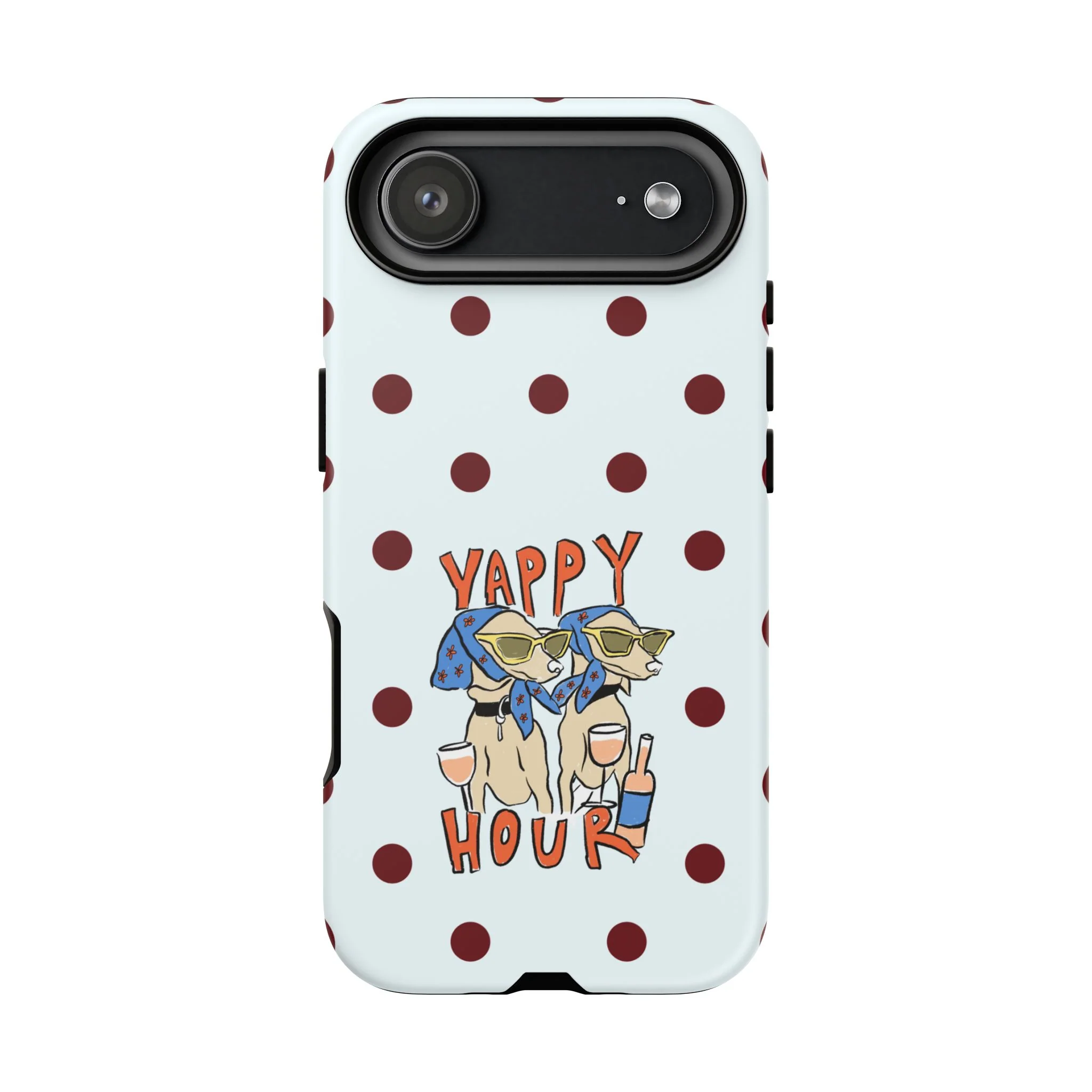Yappy Hour Dogs iPhone Case - Image 88