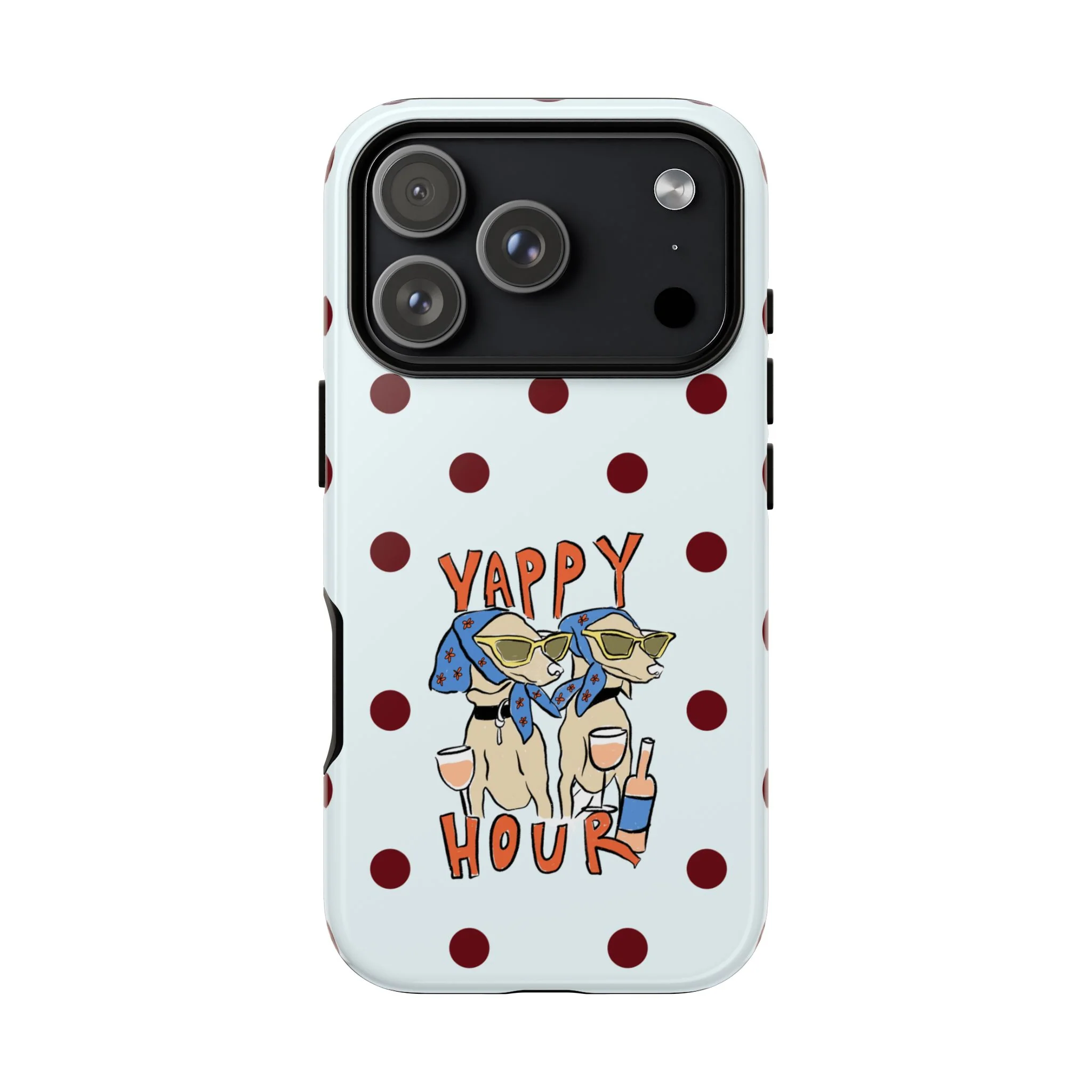 Yappy Hour Dogs iPhone Case - Image 89