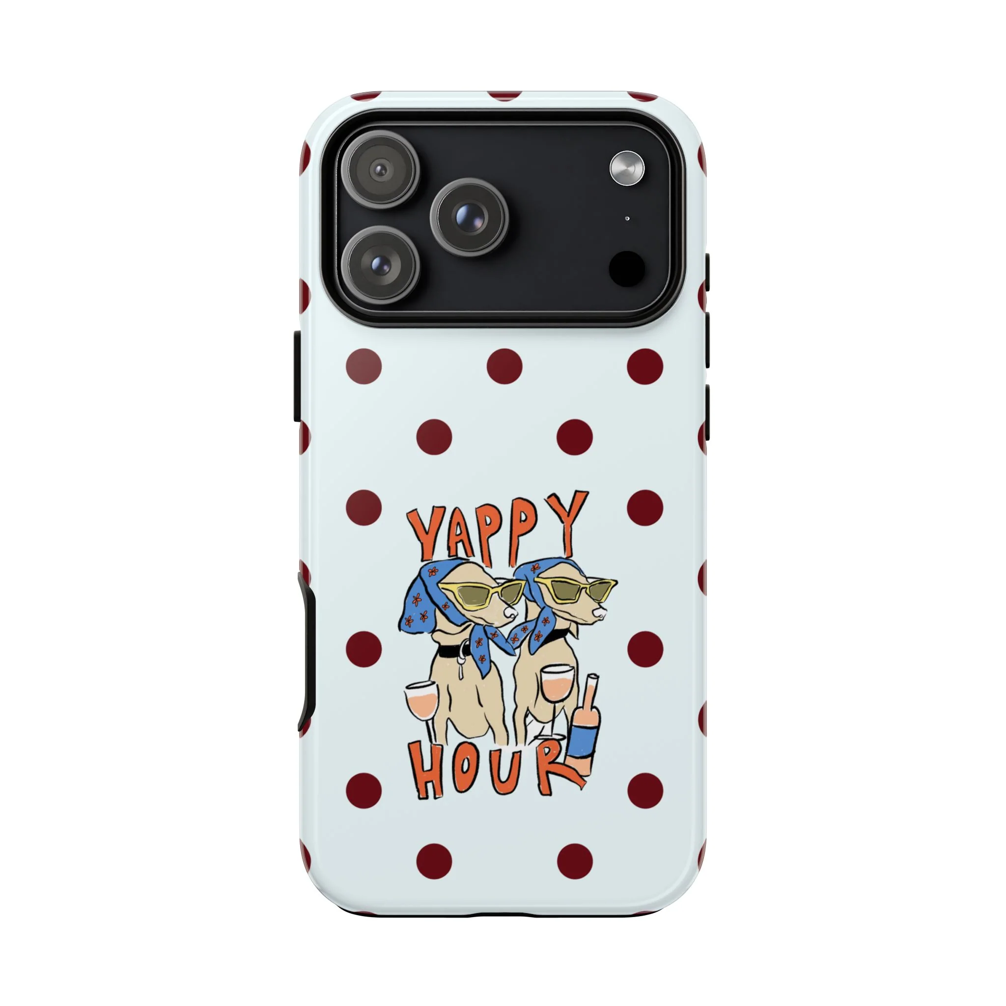 Yappy Hour Dogs iPhone Case - Image 91