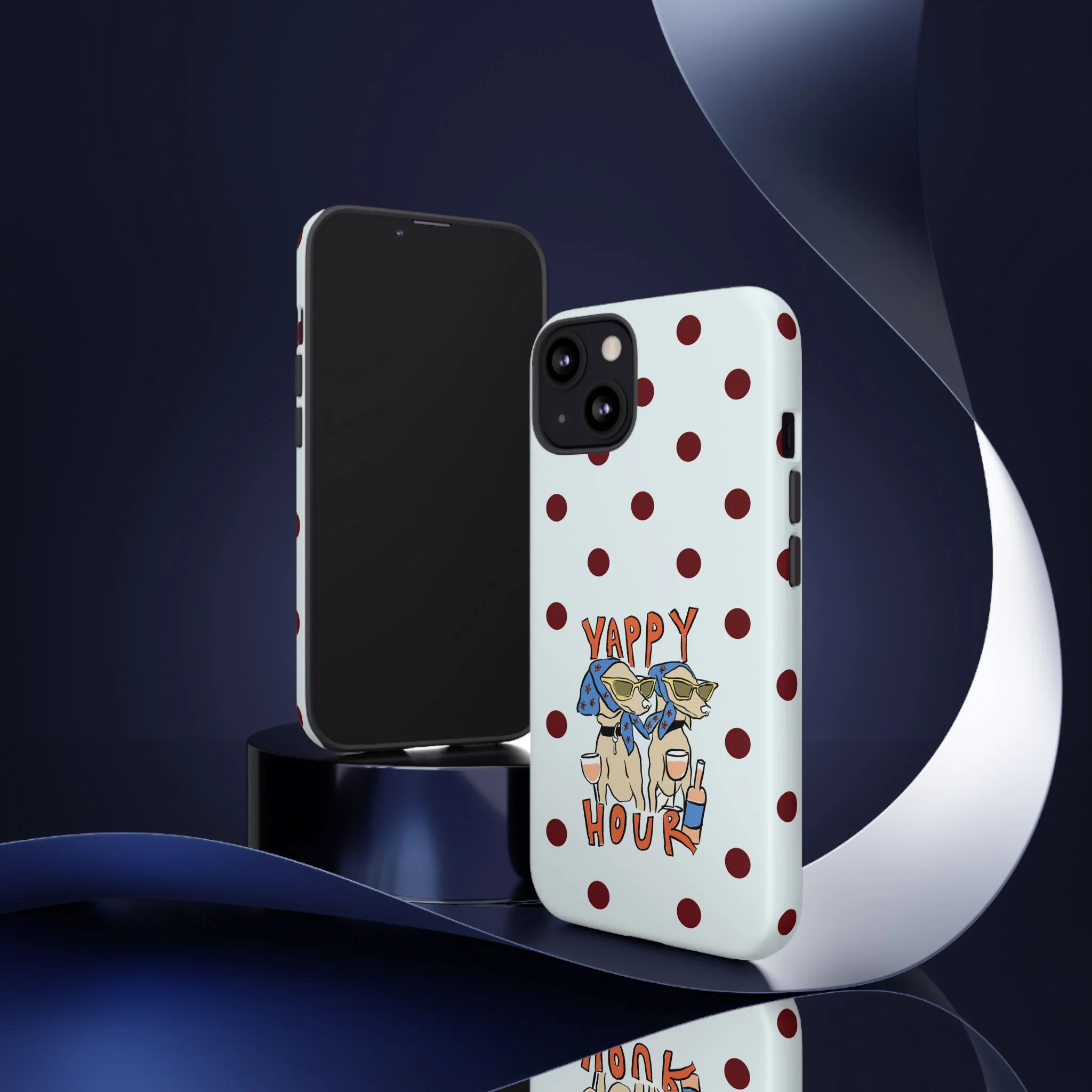 Yappy Hour Dogs iPhone Case - Image 94