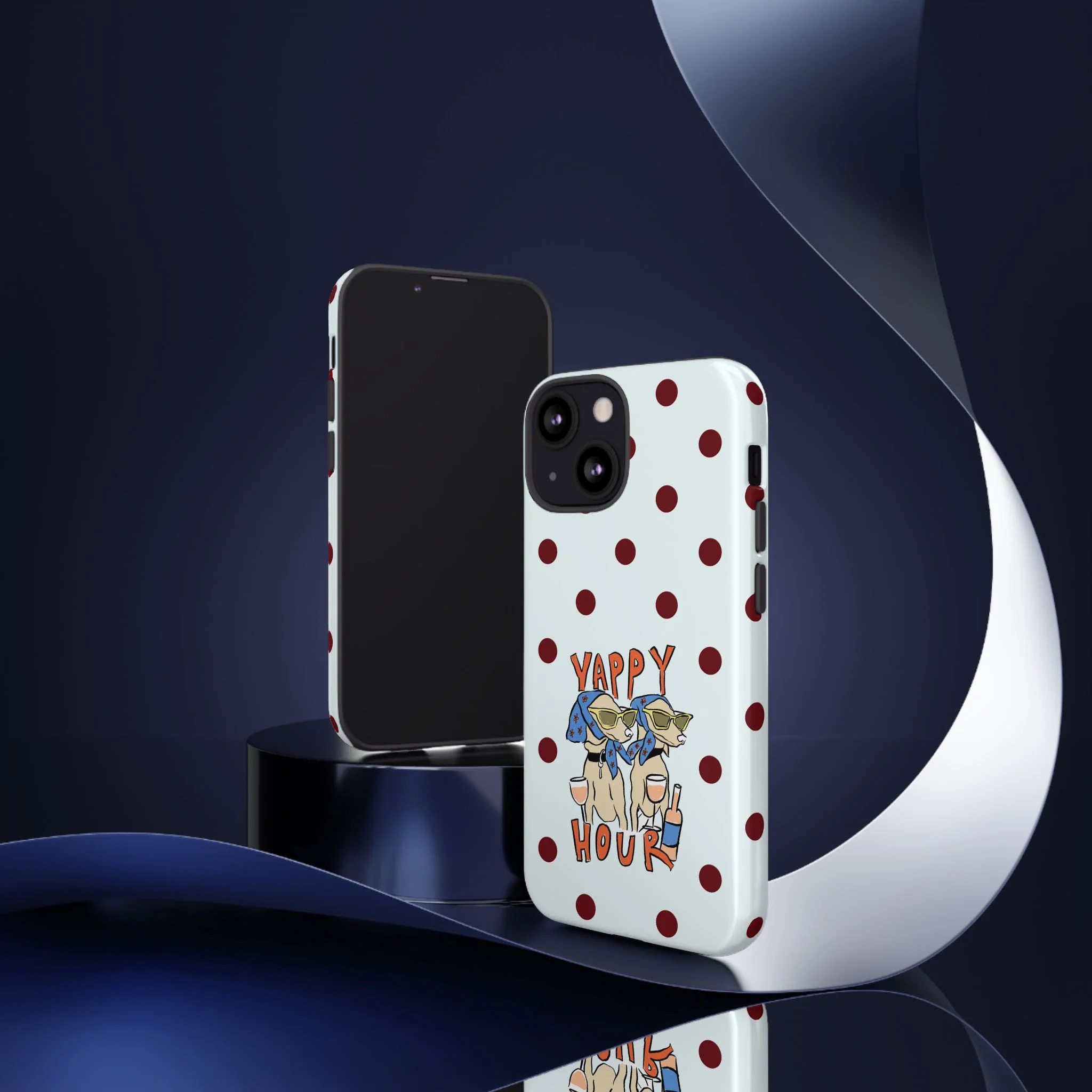 Yappy Hour Dogs iPhone Case - Image 95