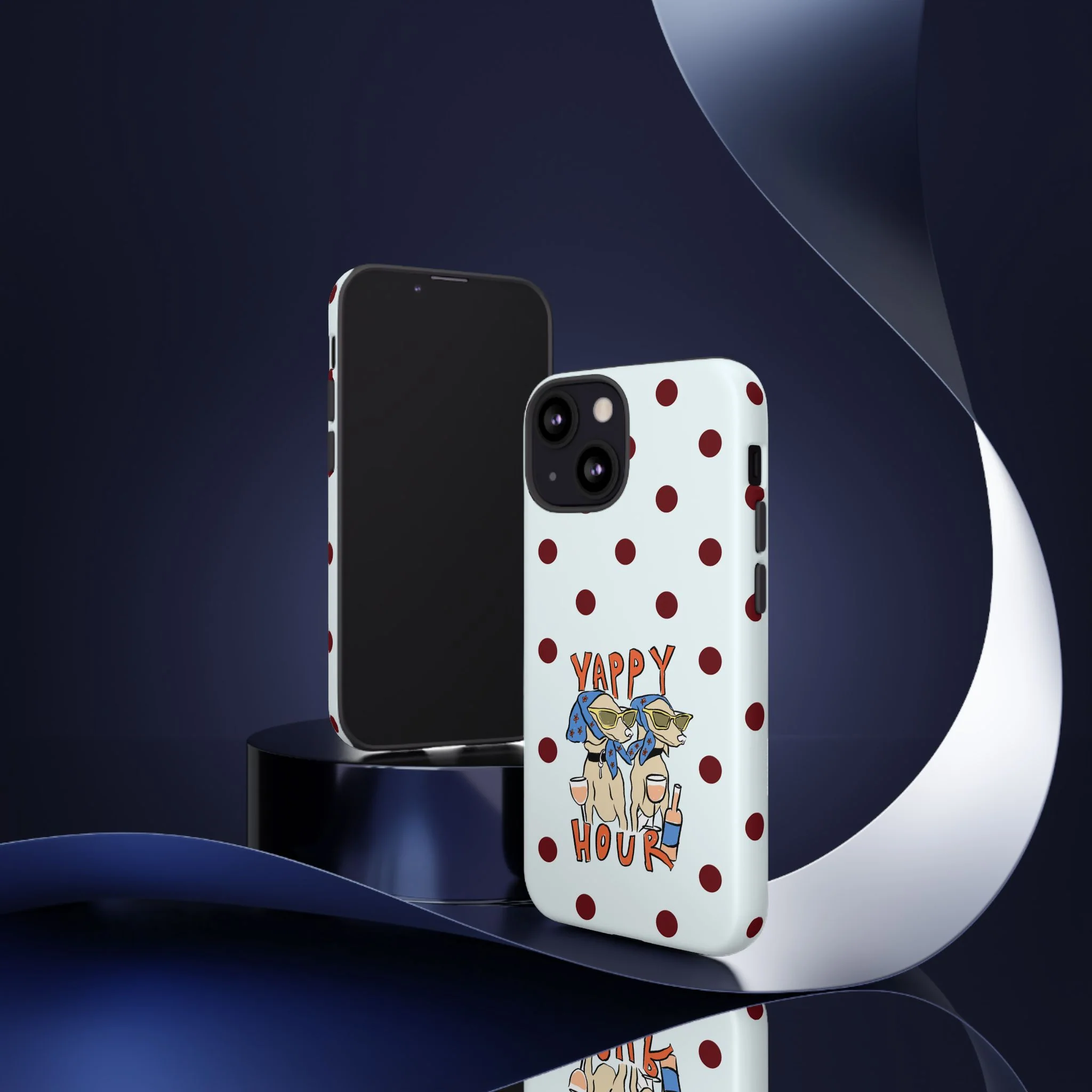 Yappy Hour Dogs iPhone Case - Image 96