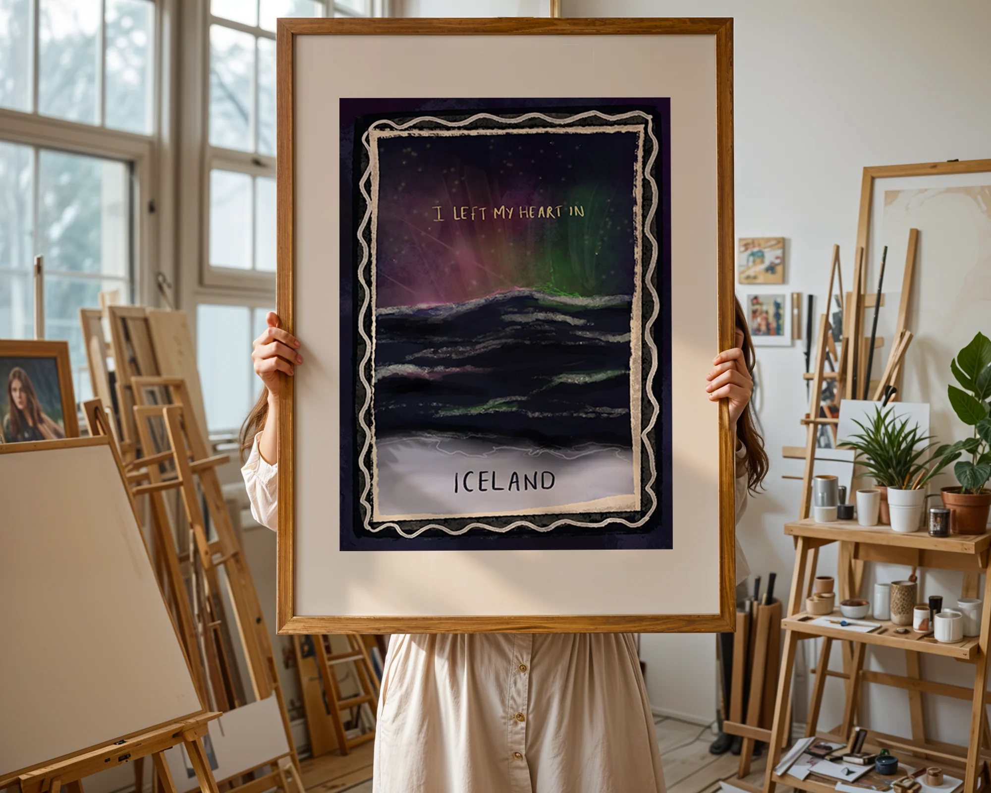 I Left My Heart In Iceland Print - Image 2