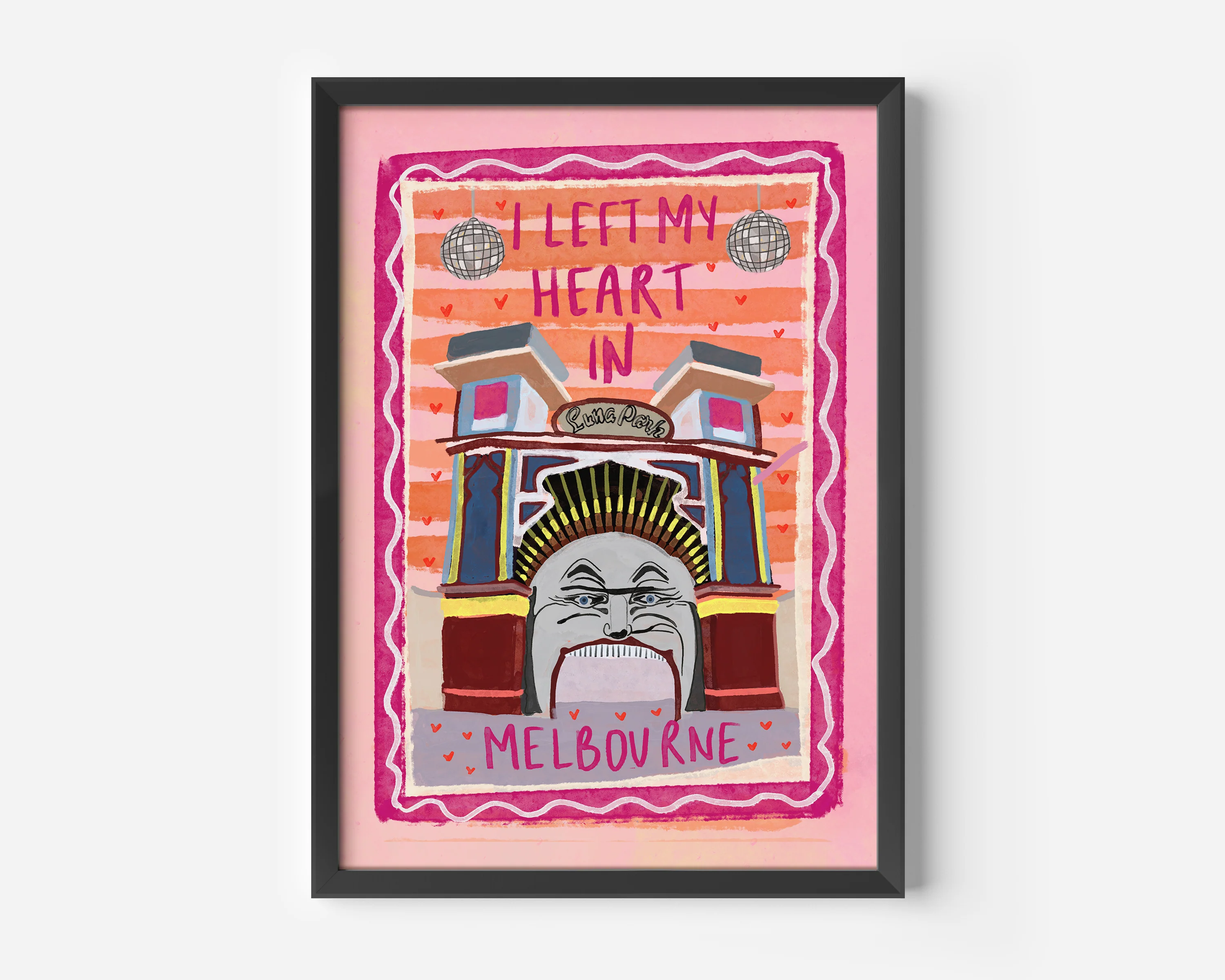 I Left My Heart In Melbourne Print
