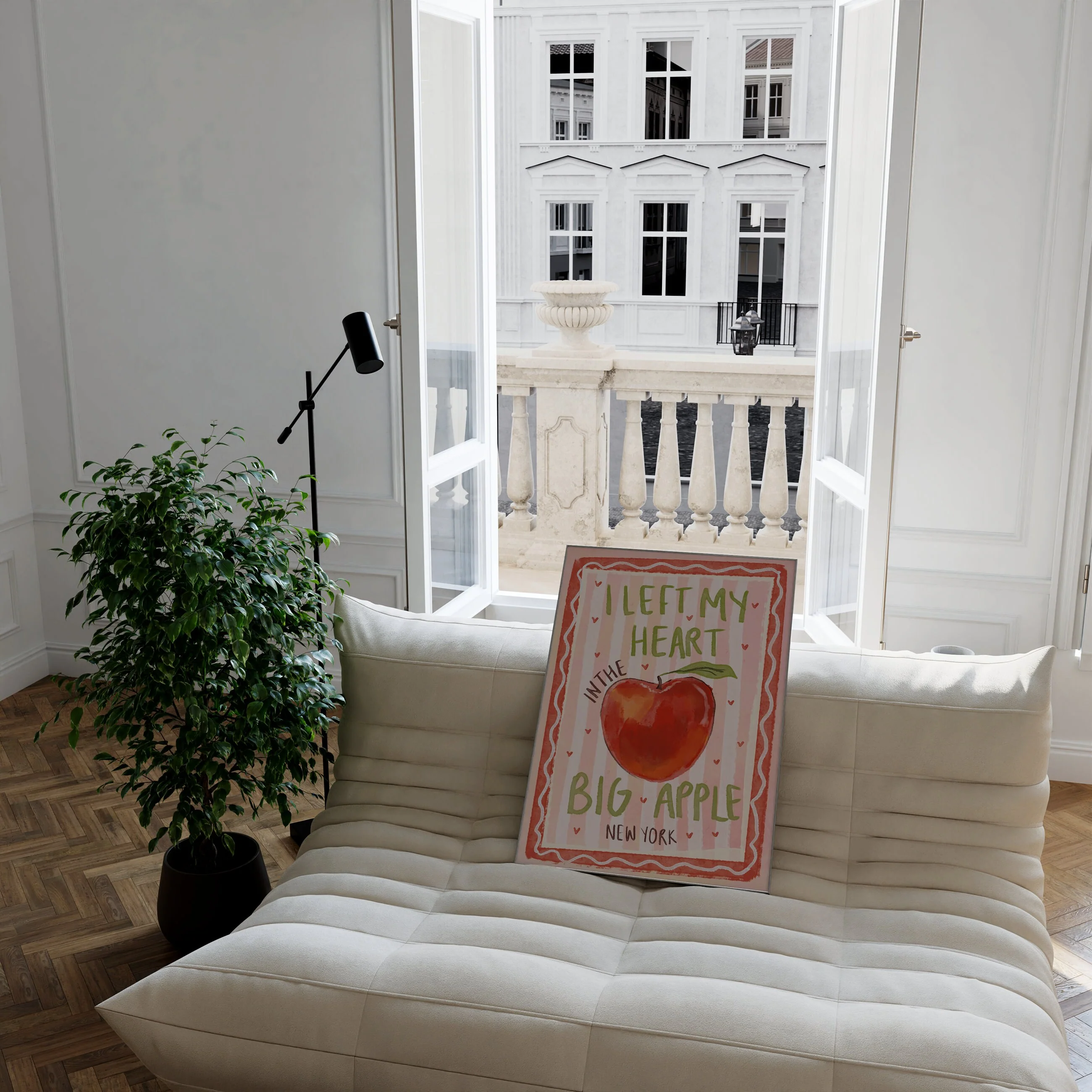 I Left My Heart In The Big Apple Print - Image 2
