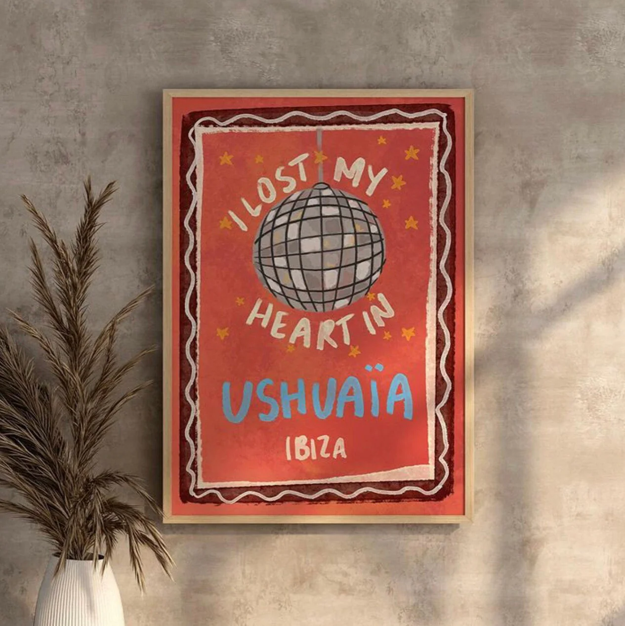 I Lost My Heart In Ushuaia Ibiza Print - Image 3
