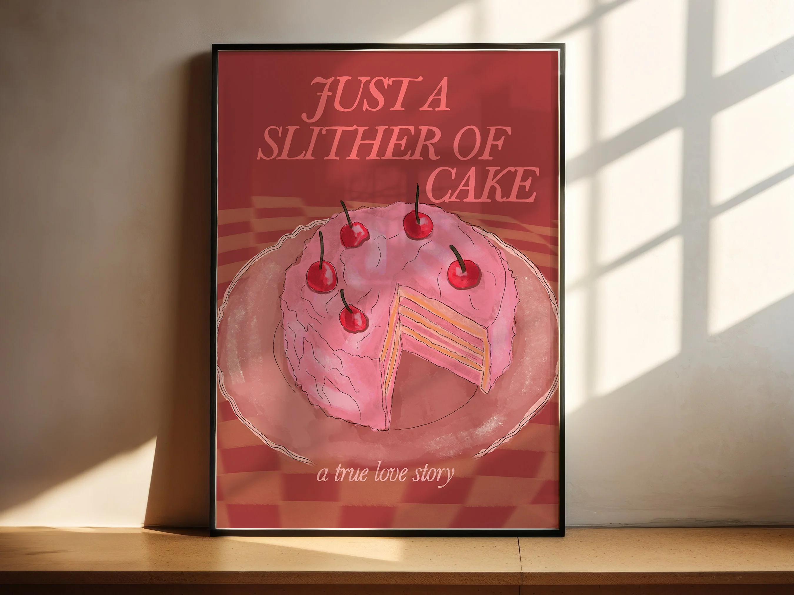 Just A Sliver Of Cake Print - Image 4