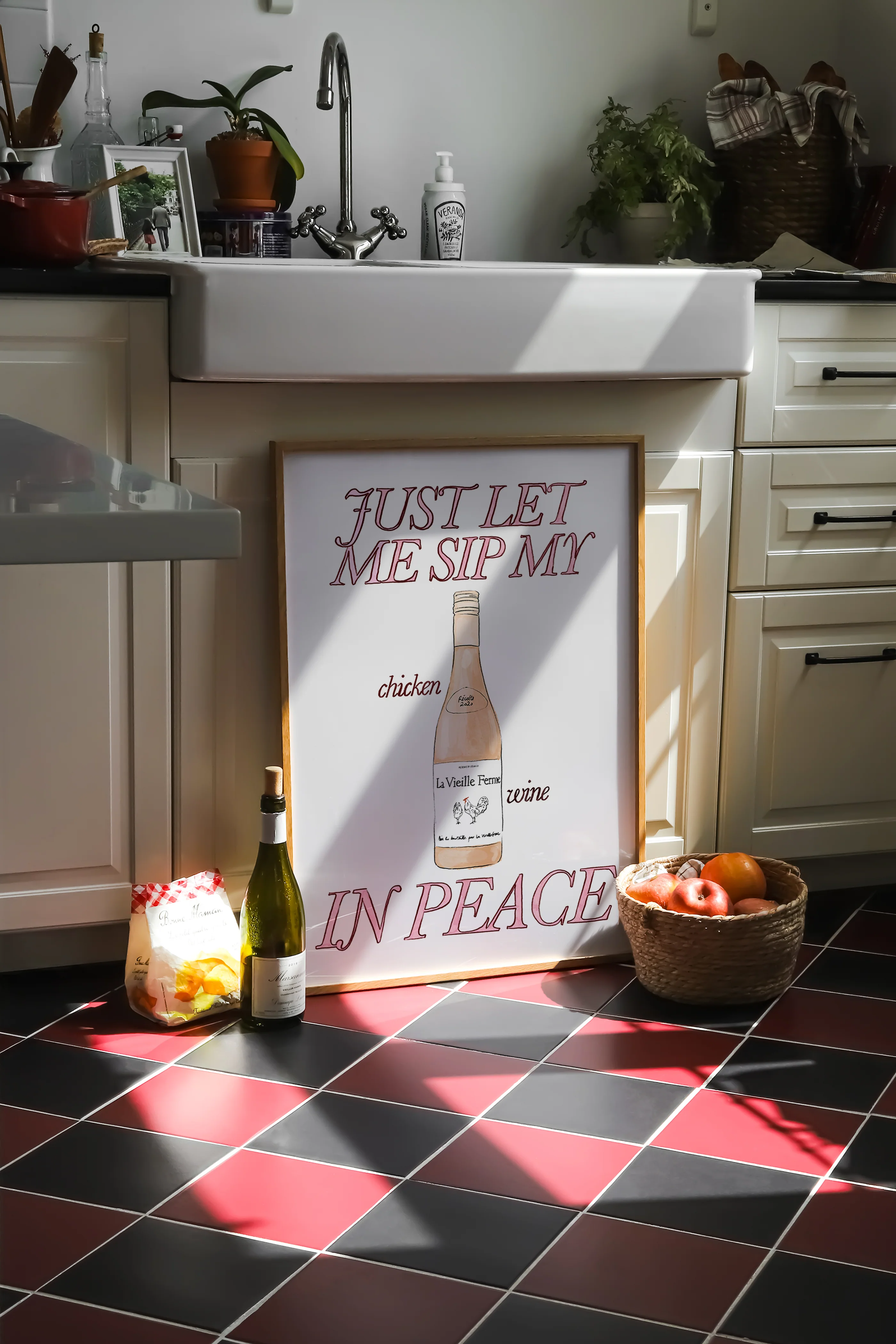 Just Let Me Sip My Chicken Wine in Peace Print - Image 10