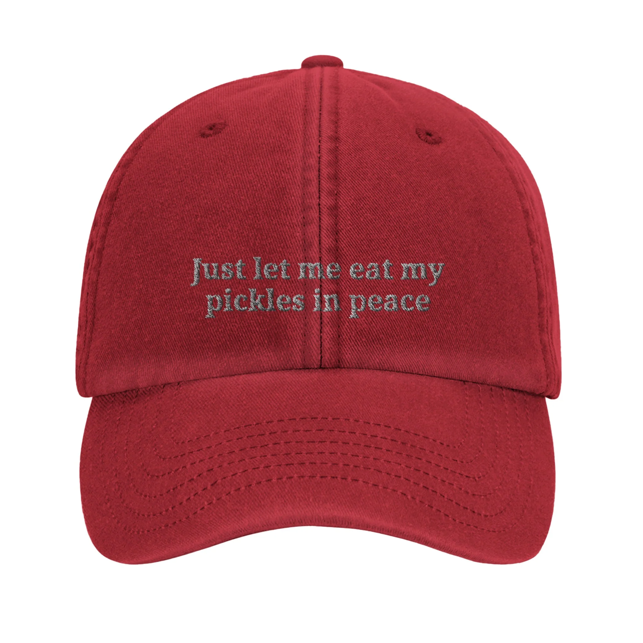 Just let me eat my pickles in peace cap - Image 3