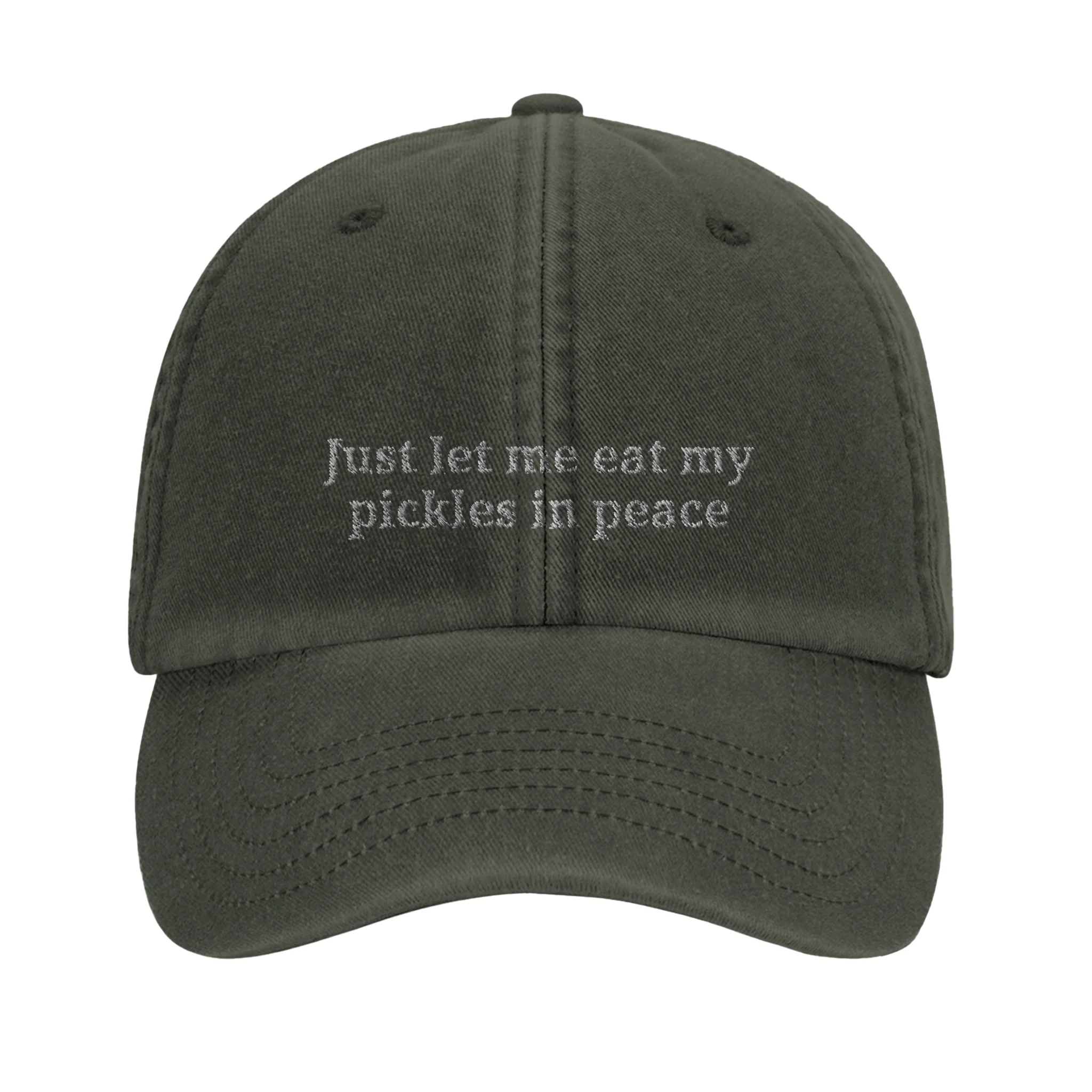 Just let me eat my pickles in peace cap - Image 6