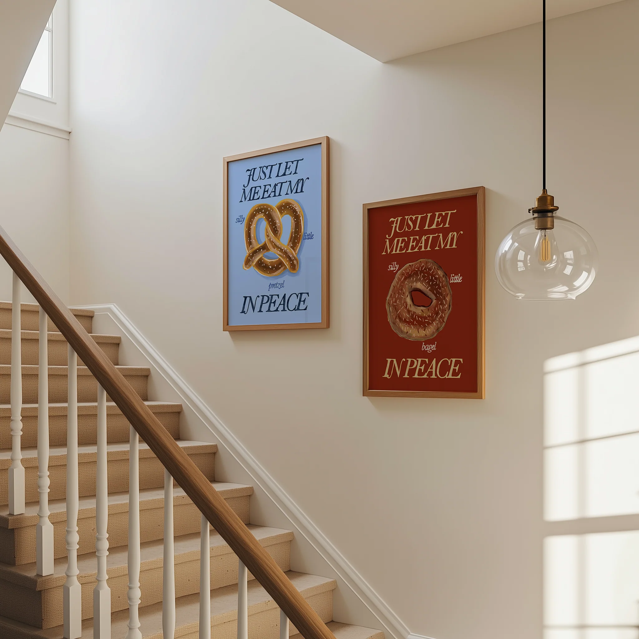Just Let Me Eat My Silly Little Bagel in Peace Print - Image 3
