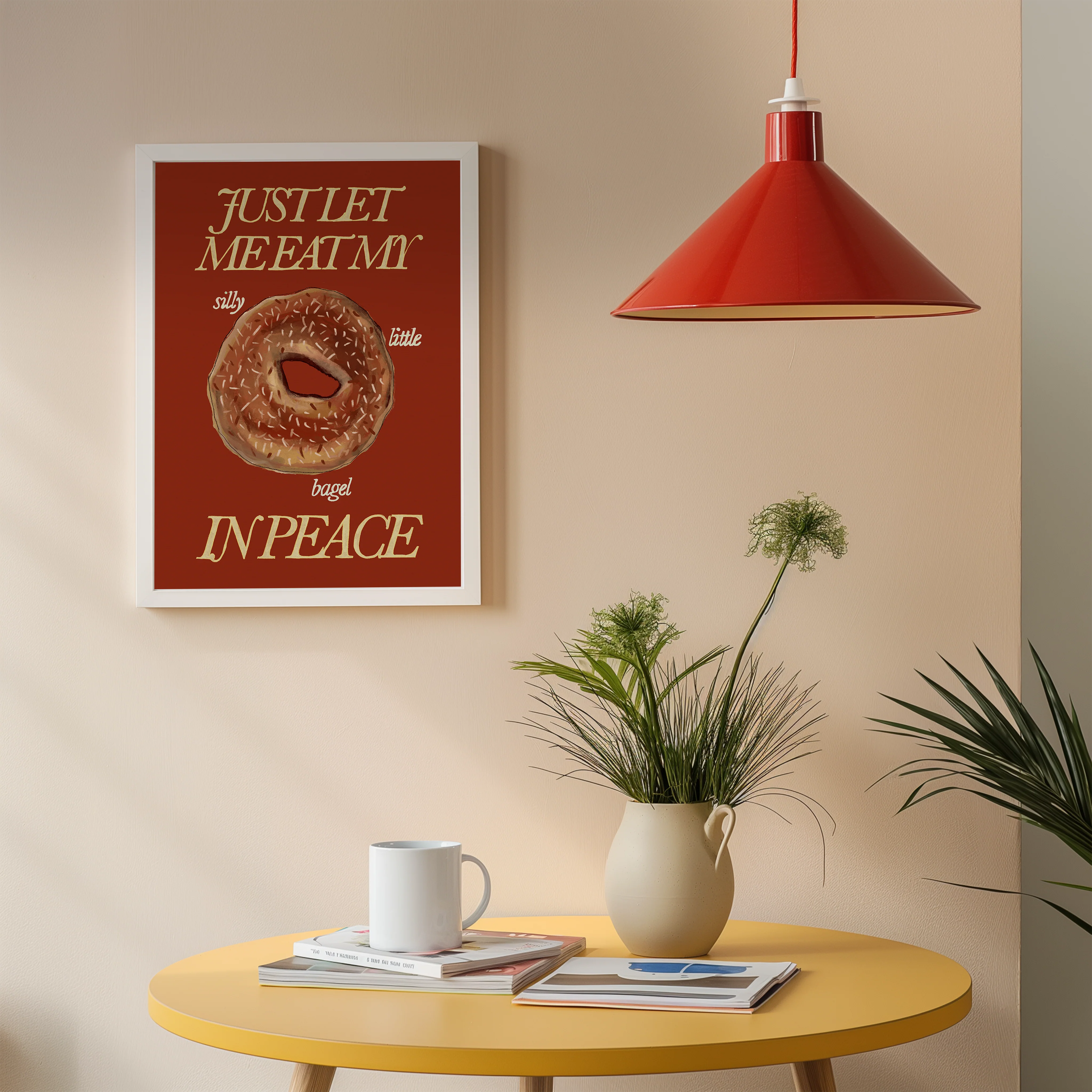 Just Let Me Eat My Silly Little Bagel in Peace Print - Image 4