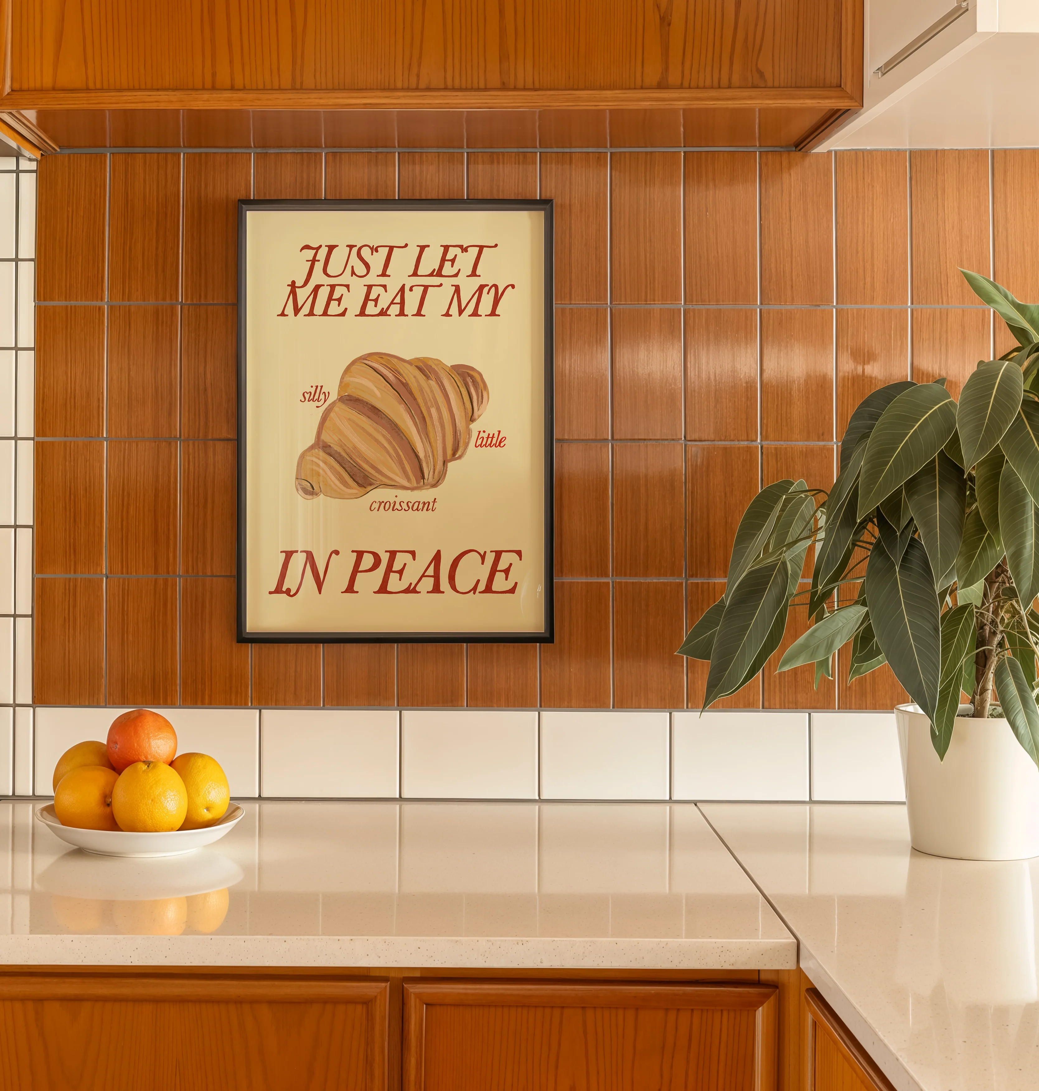 Just Let Me Eat My Silly Little Croissant in Peace Print - Image 2