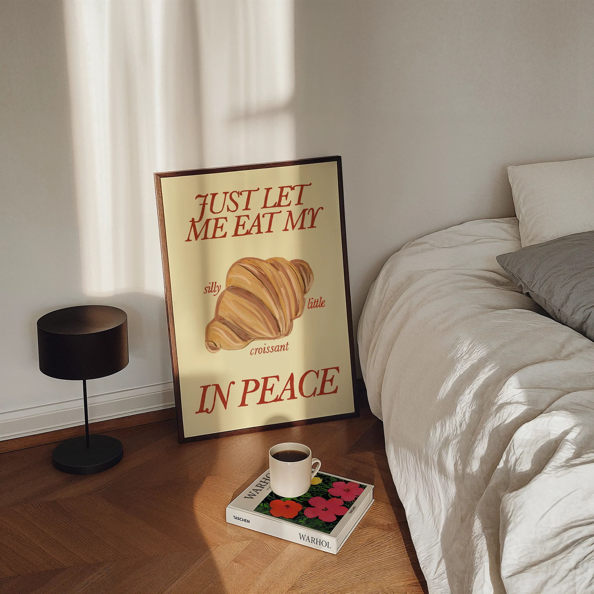 Just Let Me Eat My Silly Little Croissant in Peace Print - Image 3