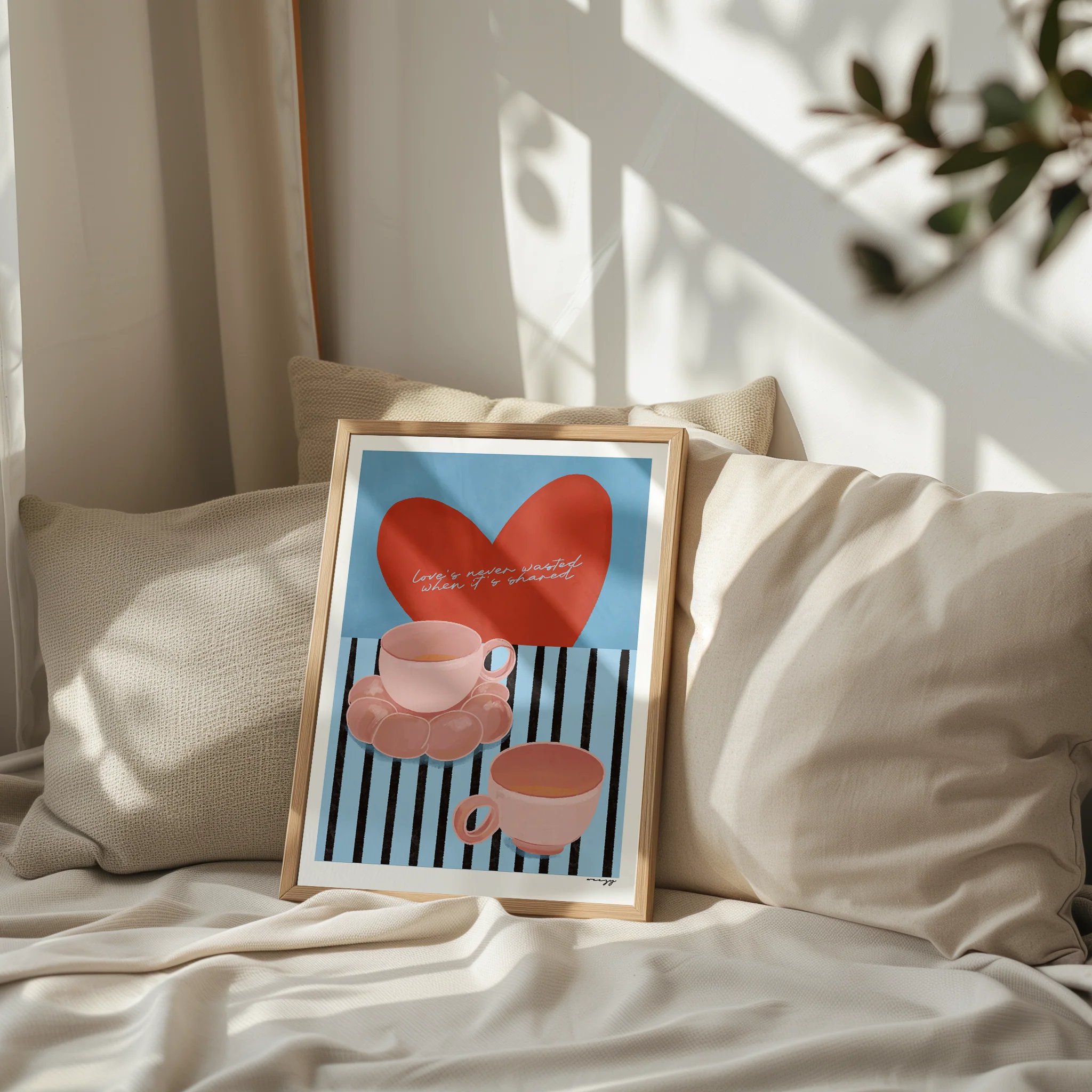 Love's Never Wasted When It's Shared Print - Image 4
