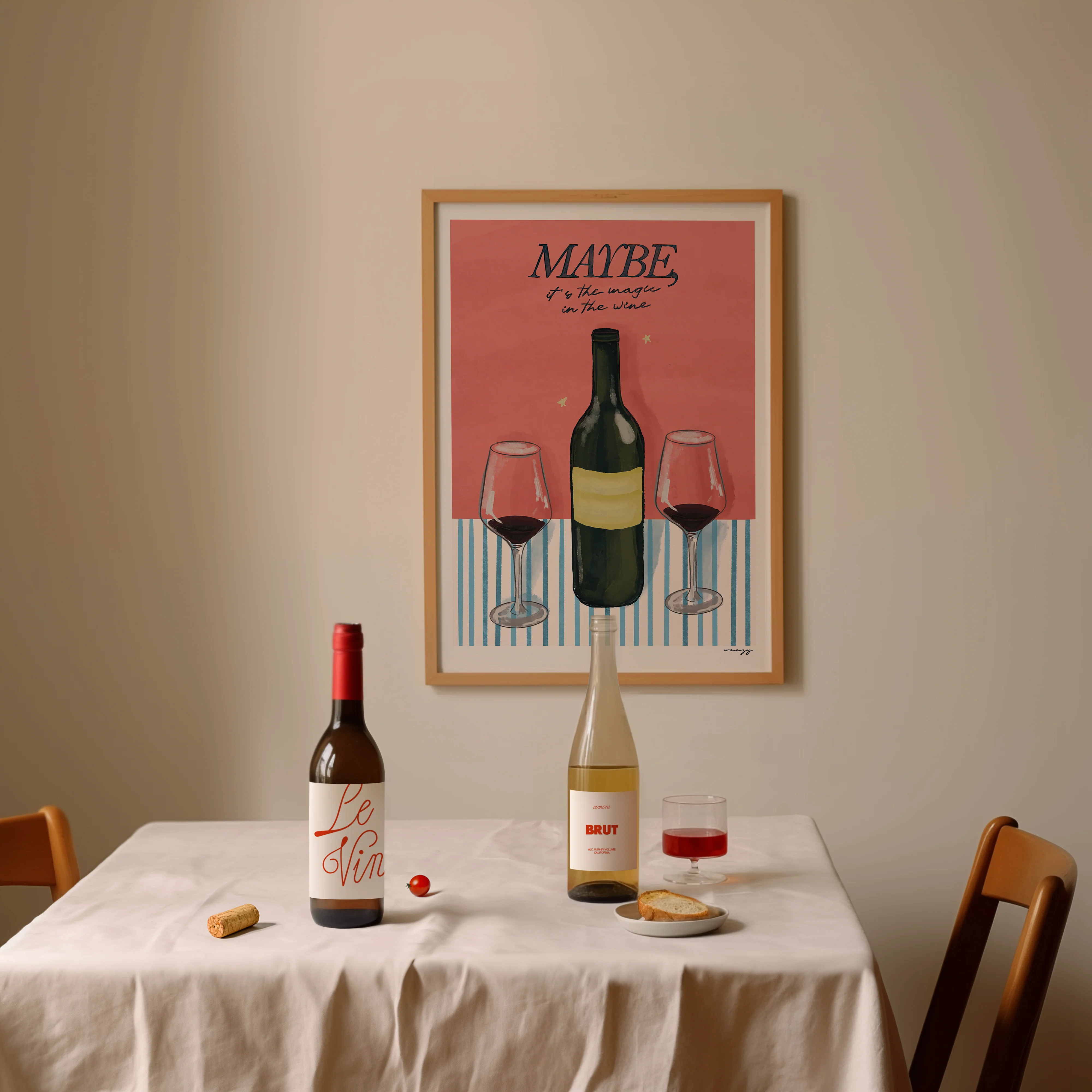 Maybe It's The Magic In The Wine Print - Image 5