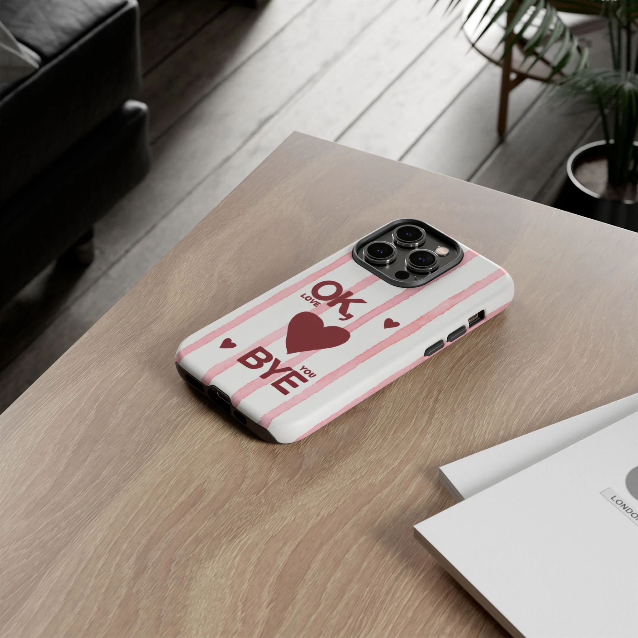 "Ok, Love You, Bye" iPhone Case - Image 120