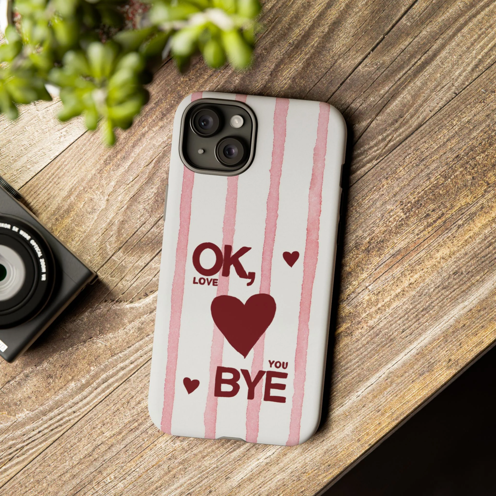 "Ok, Love You, Bye" iPhone Case - Image 158