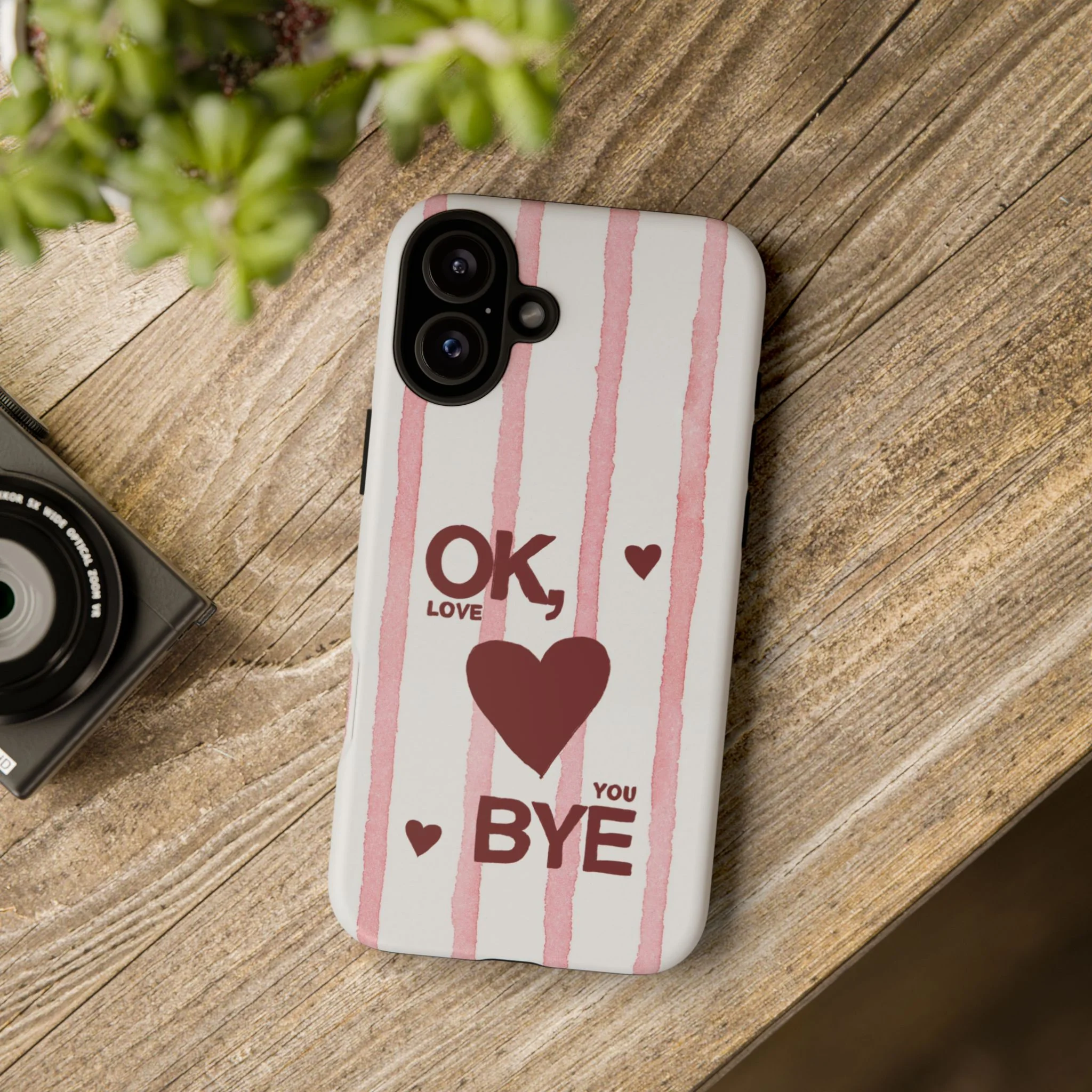 "Ok, Love You, Bye" iPhone Case - Image 208