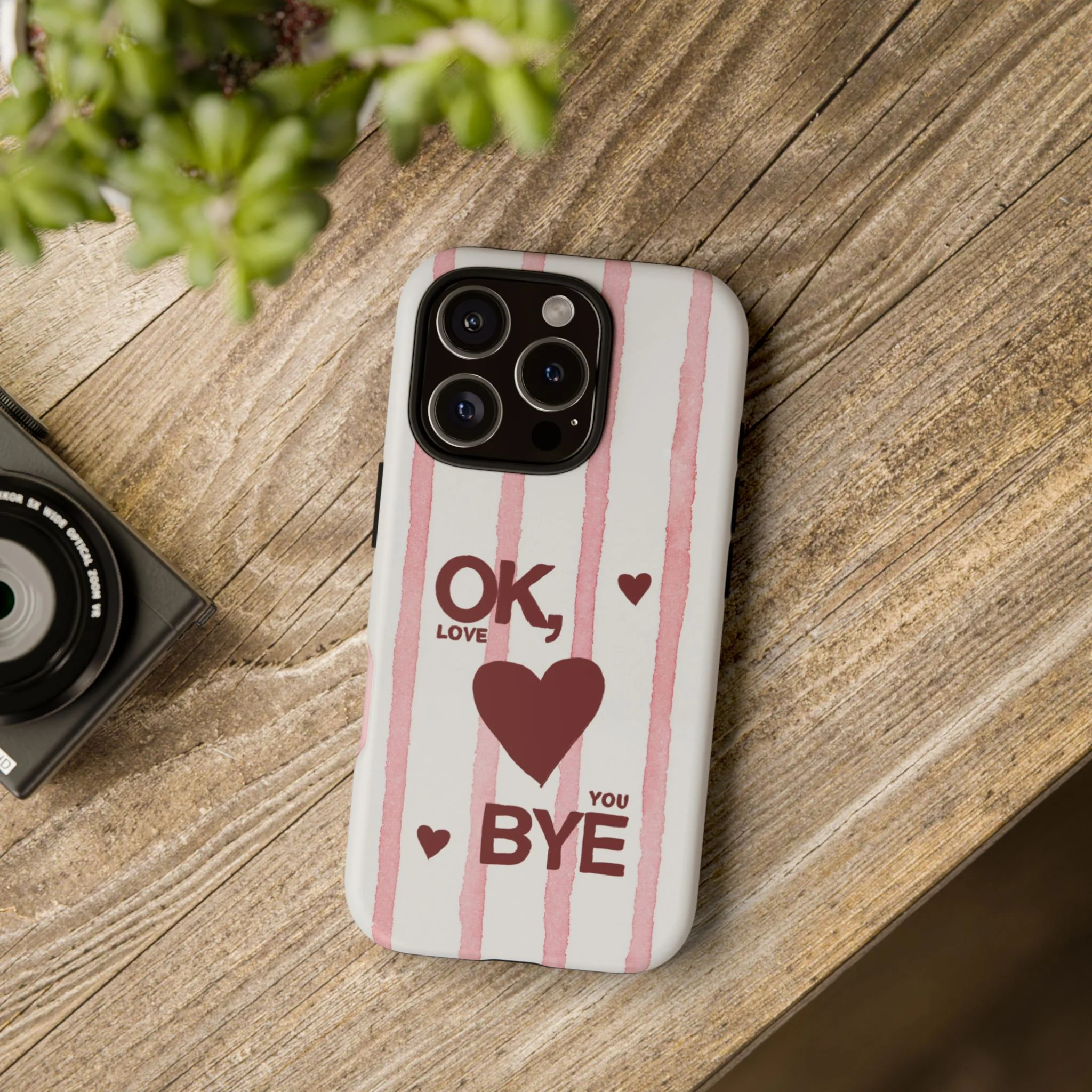 "Ok, Love You, Bye" iPhone Case - Image 214