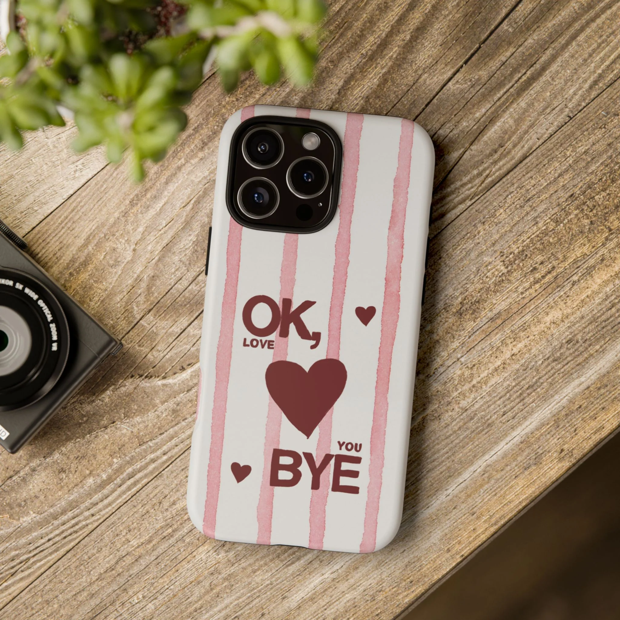 "Ok, Love You, Bye" iPhone Case - Image 220