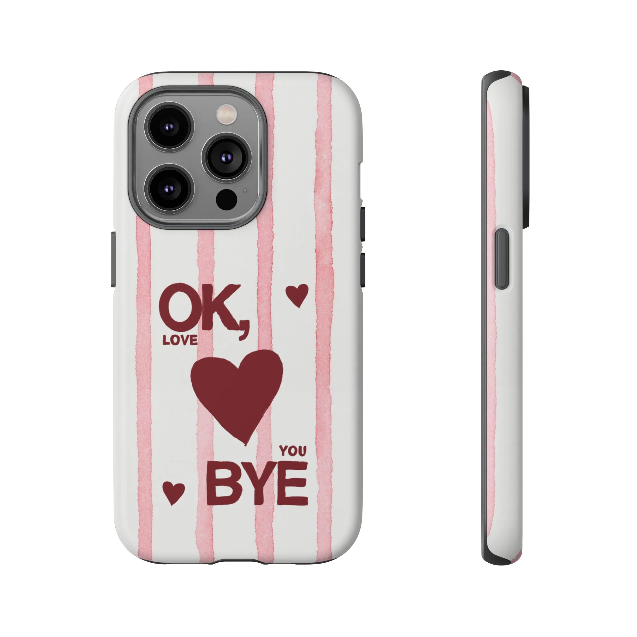 "Ok, Love You, Bye" iPhone Case - Image 36