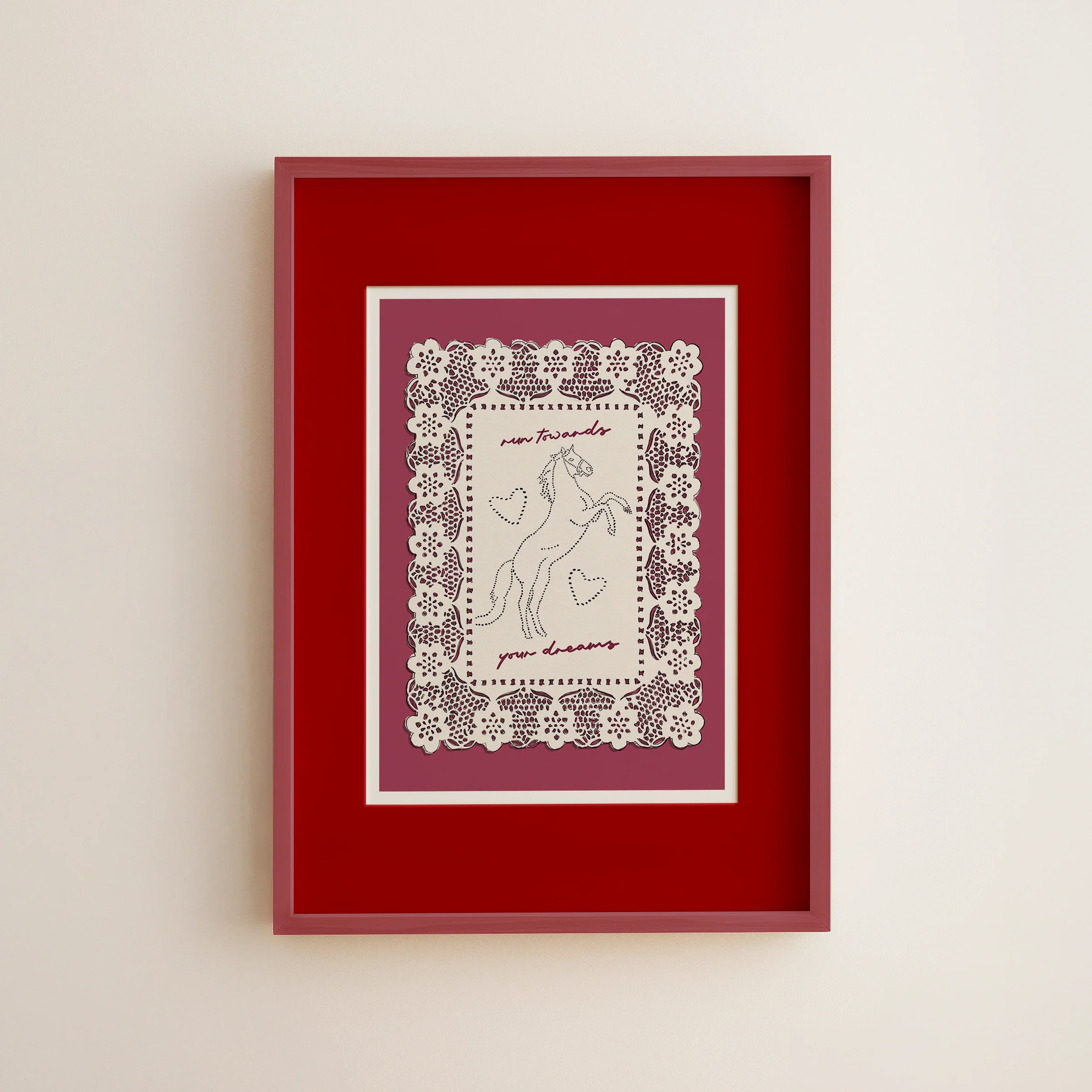 Run Towards Your Dreams Print - Image 3