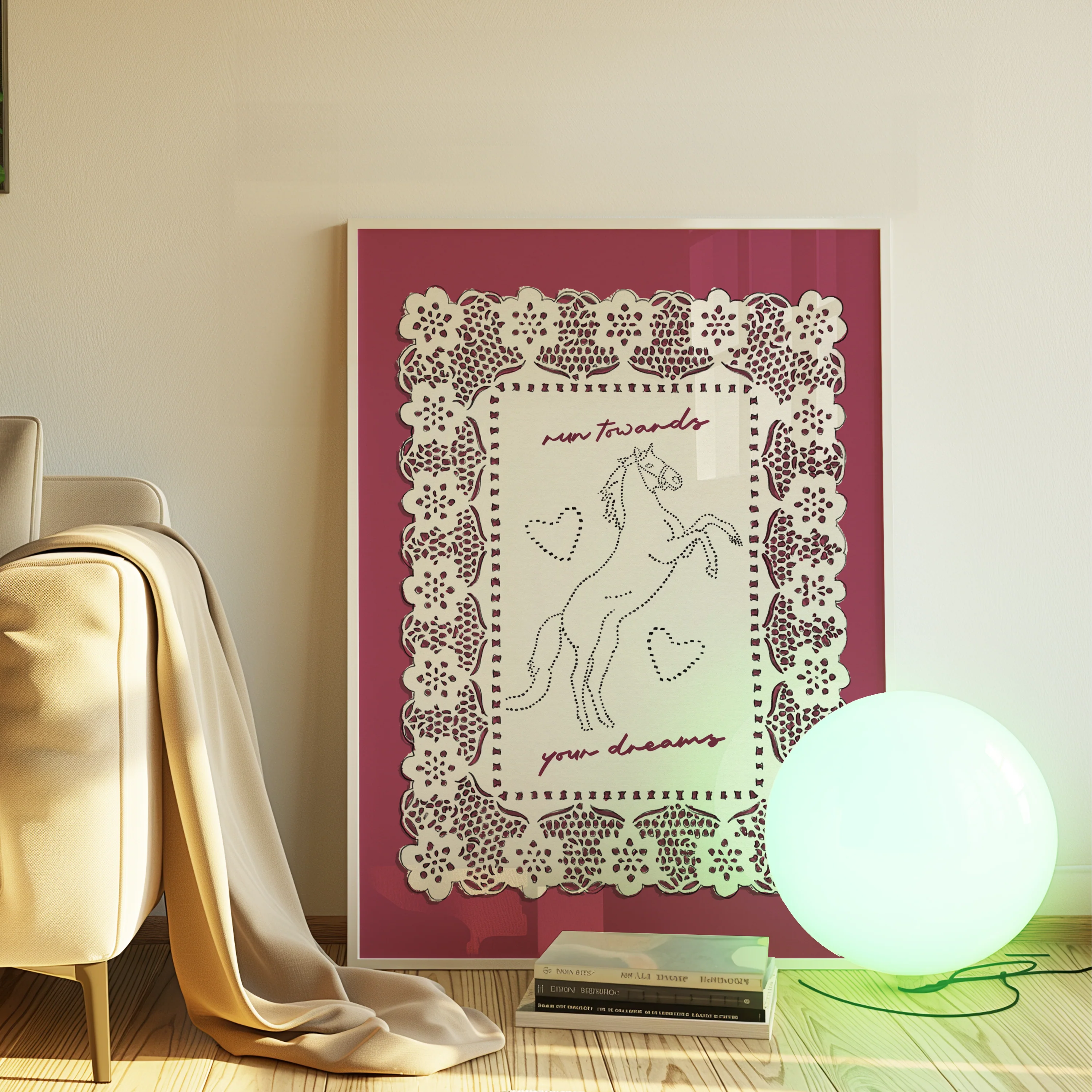 Run Towards Your Dreams Print - Image 5