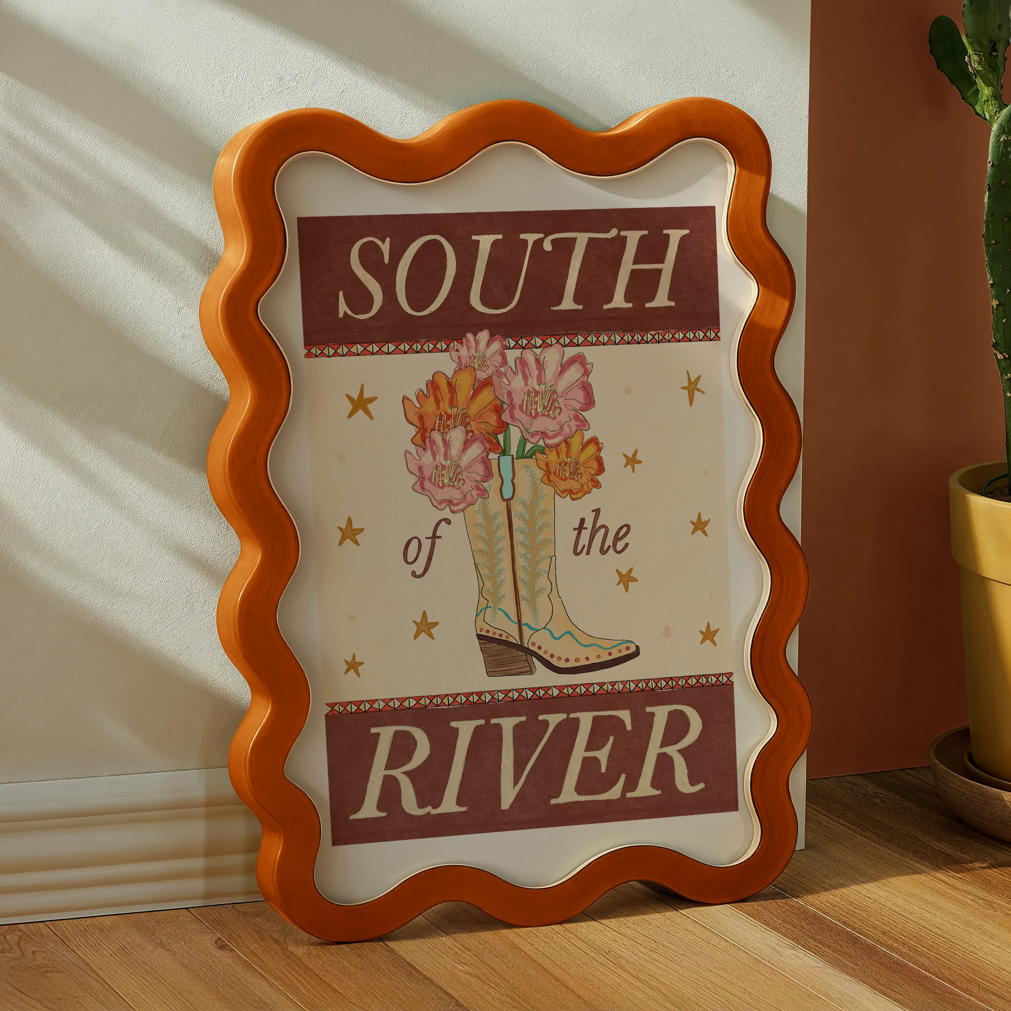 South of the River Brown Print - Image 3