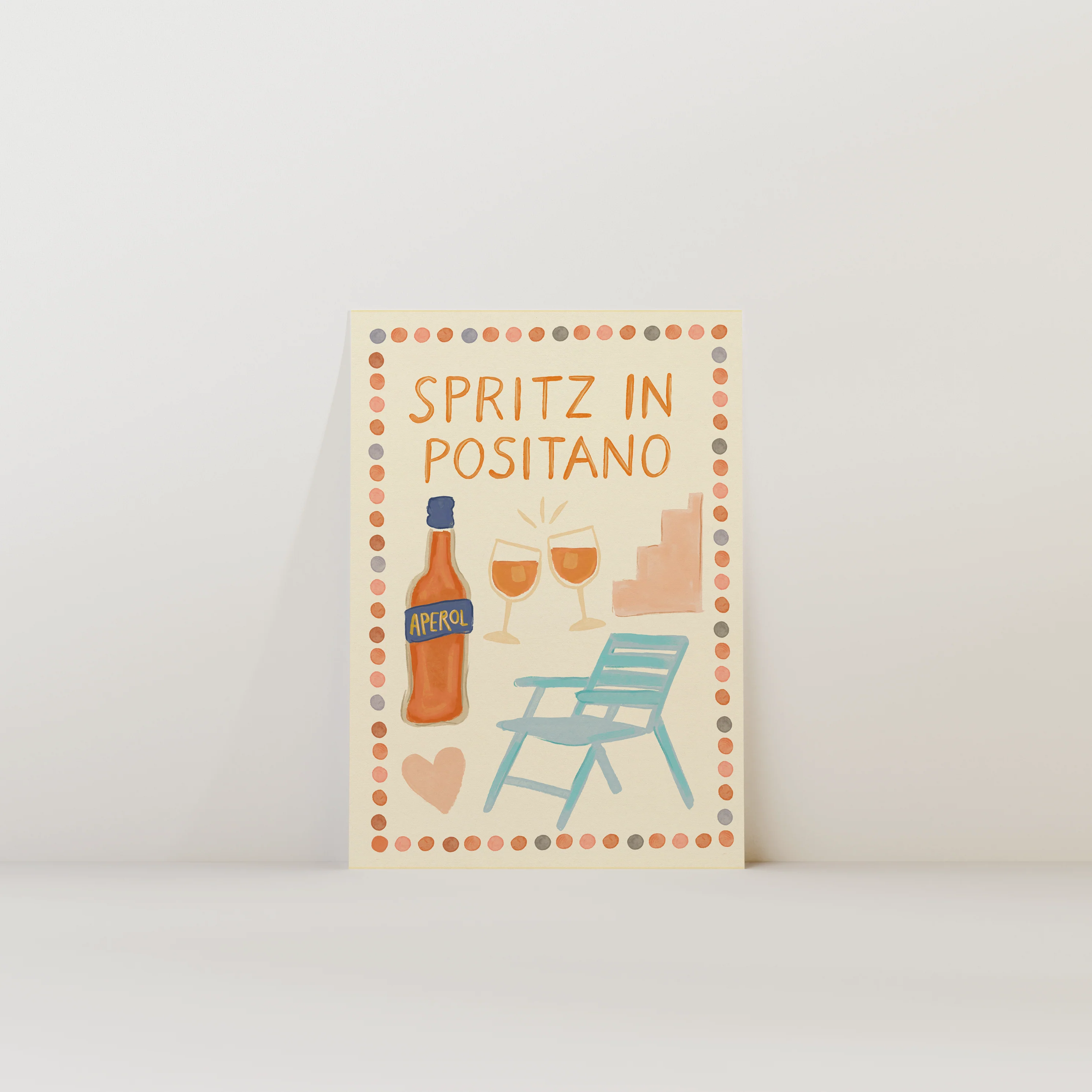 Spritz In Positano Print