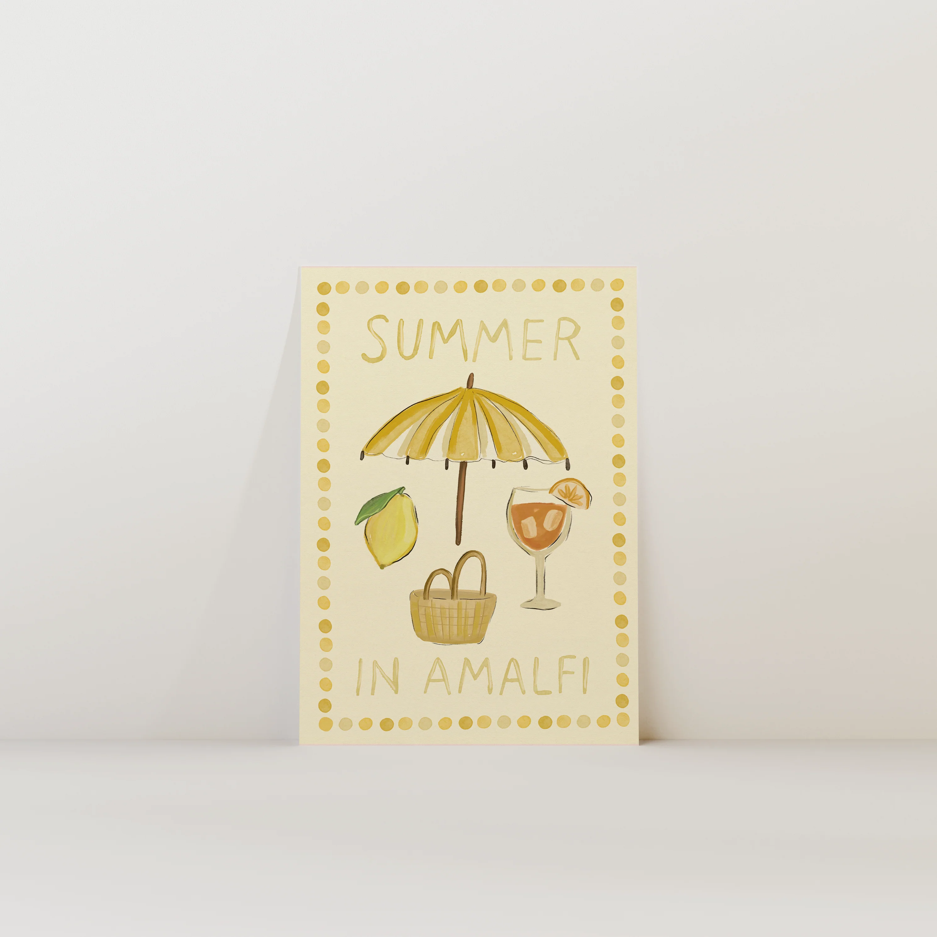 Summer In Amalfi Print