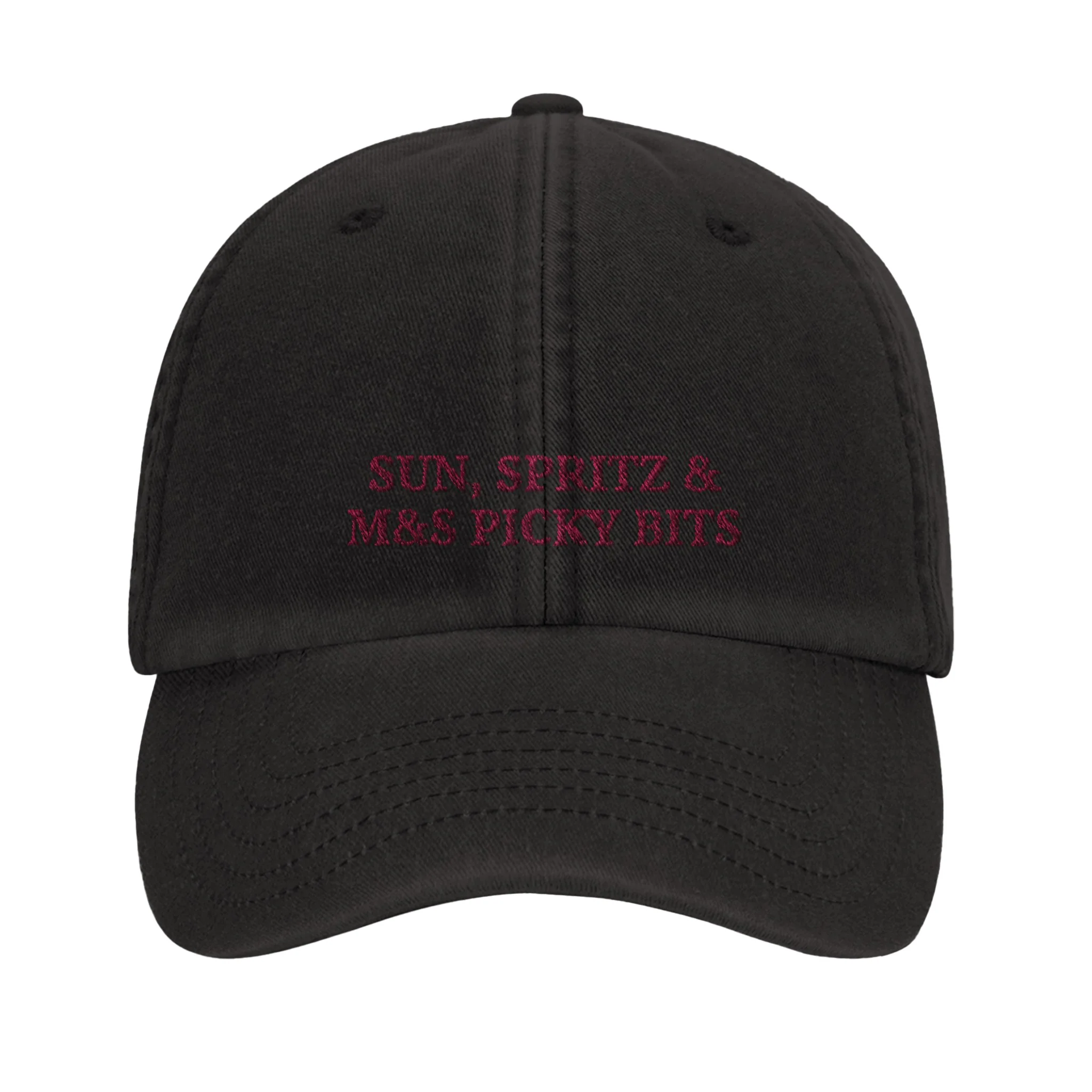 Sun, Spritz and M&S Picky Bits Cap - Pink Text - Image 7