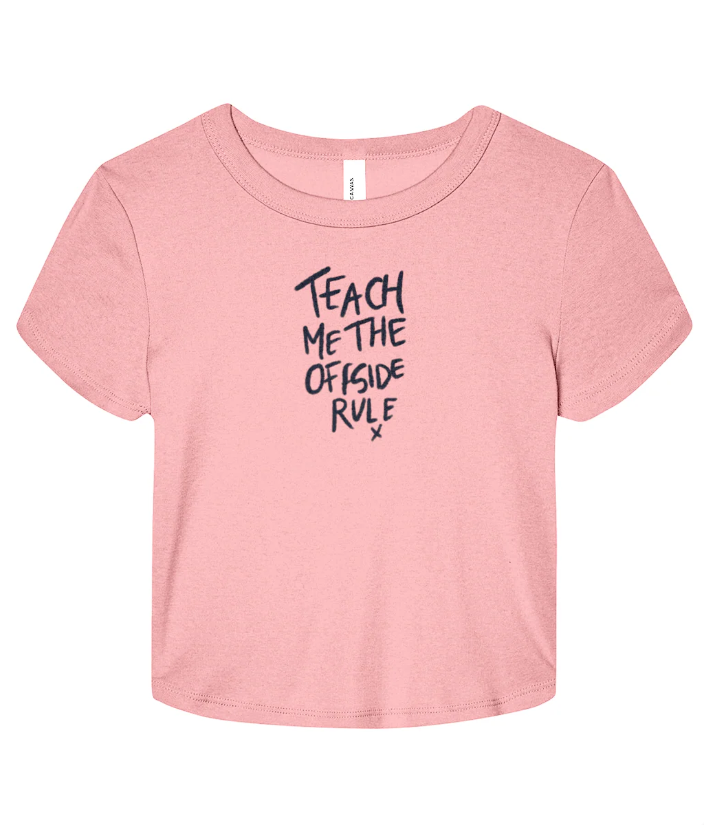 Teach Me The Offside Rule Micro Rib Baby T-shirt - Image 3