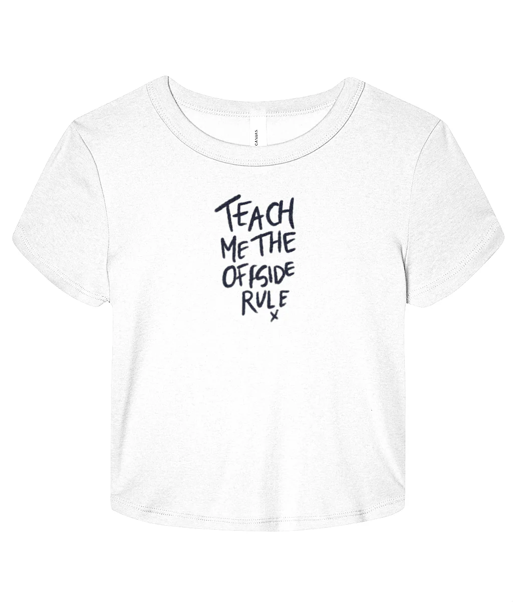 Teach Me The Offside Rule Micro Rib Baby T-shirt - Image 5